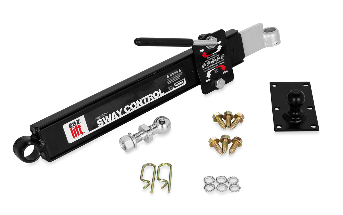 Camco Eaz-Lift Camper/Rv Adjustable Sway Control | Features On/Off Control & Double Friction Pads Provide Constant Sway Reductio