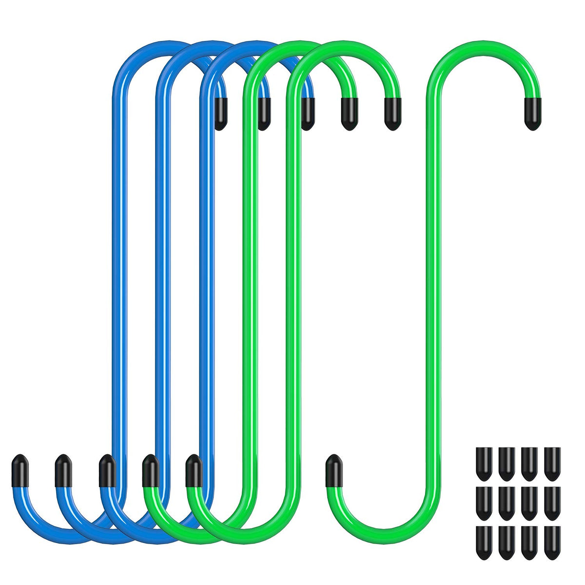 Bac-Kitchen 6 Pcs Brake Caliper Hangers Brake Caliper Hooks With Rubber Tips Automotive Tool For Braking, Bearing, Axle And Susp