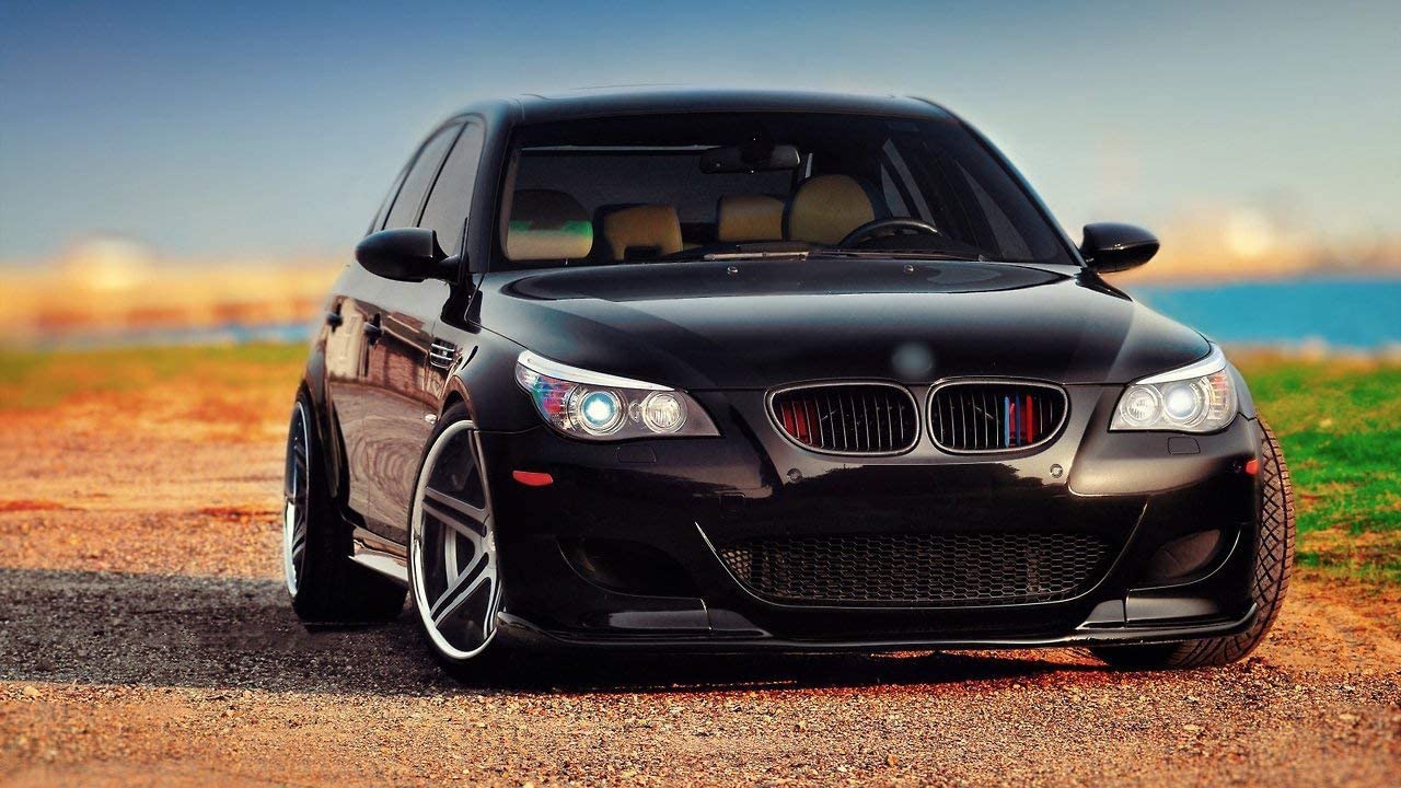 Xotic Tech M-Colored Tri Grille Insert Trims Strips, Front Center Kidney Grilles Compatible With Bmw 5 Series E60 525I 528I 530I