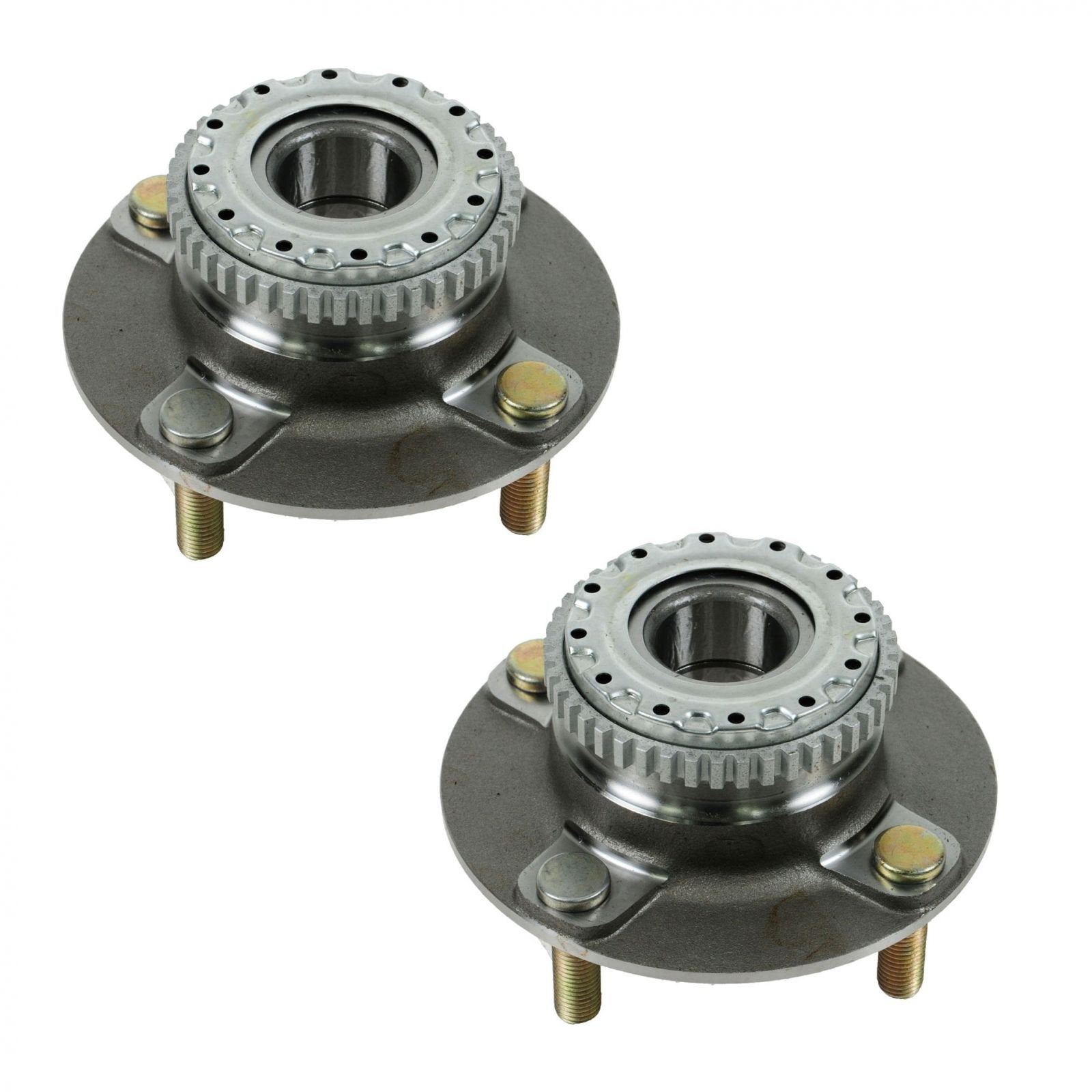 Trq Rear Wheel Hub Bearings Assembly Set Compatible With 2001-2006 Hyundai Elantra 2004-2009 Kia Spectra 2005-2009 Spectra5