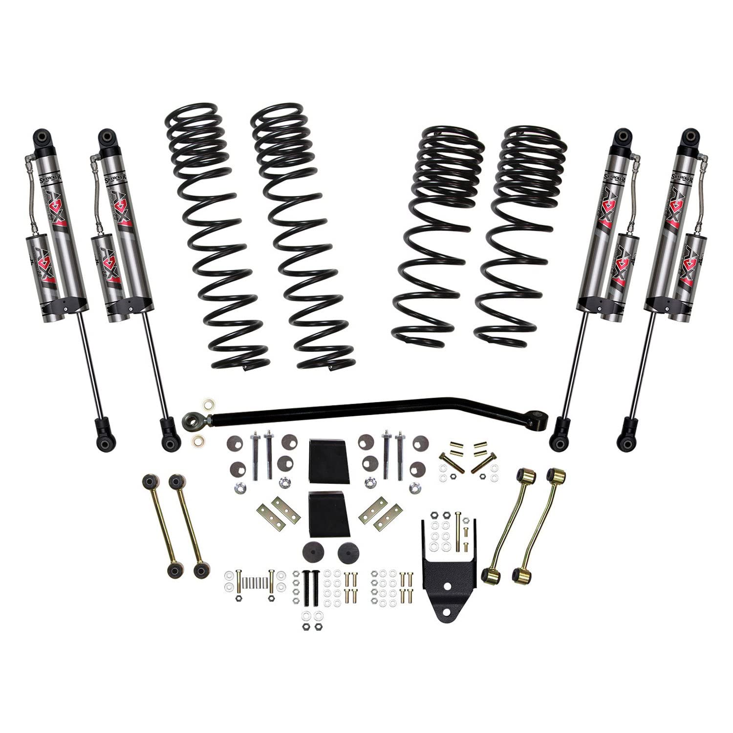 Skyjacker Jl35R3Bkxlt - 3.5'' Dual Rate Front And Rear Long-Travel Coil Spring Lift Kit