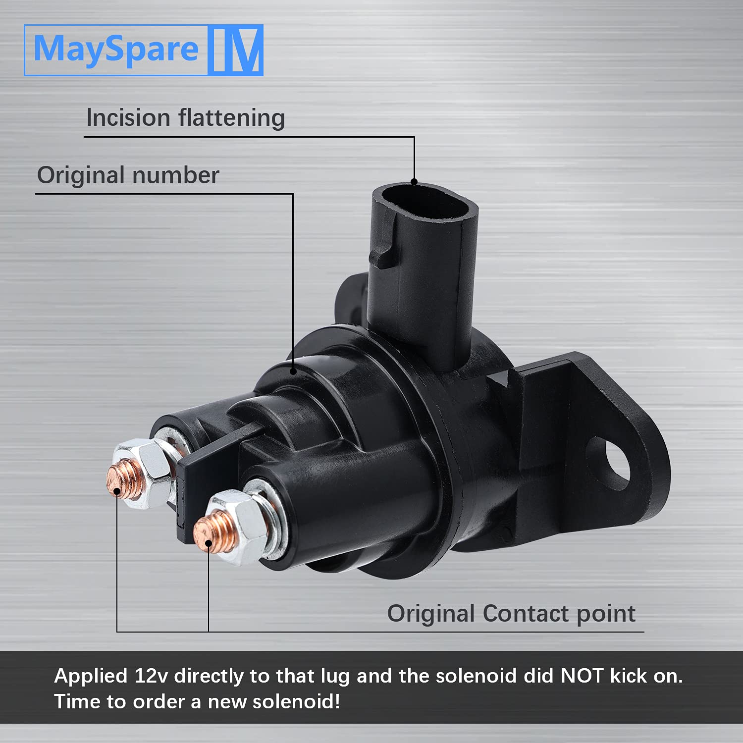 Mayspare Starter Solenoid Relay 12V Compatible With Seadoo Pwc 3D Gs Gsi Gsx Gti Gts Gtx Hx Lrv Rx Rxp Rxt Sp Spi Spx Suv Xp Xp8