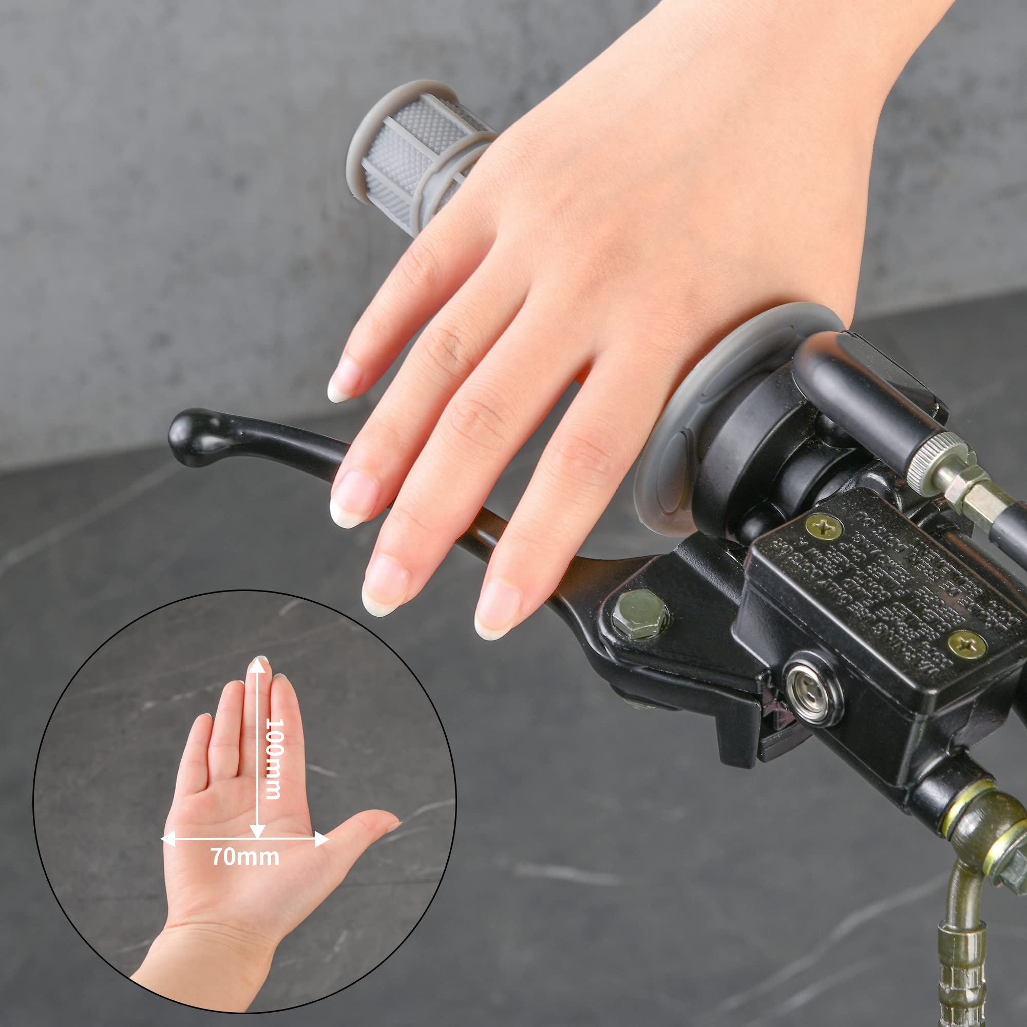 RUTU Right Hydraulic Brake Master Cylinder with Brake Lever - Replacement Disc Brake Parts for 50cc, 70cc, 90cc, 110cc, 125cc Ta