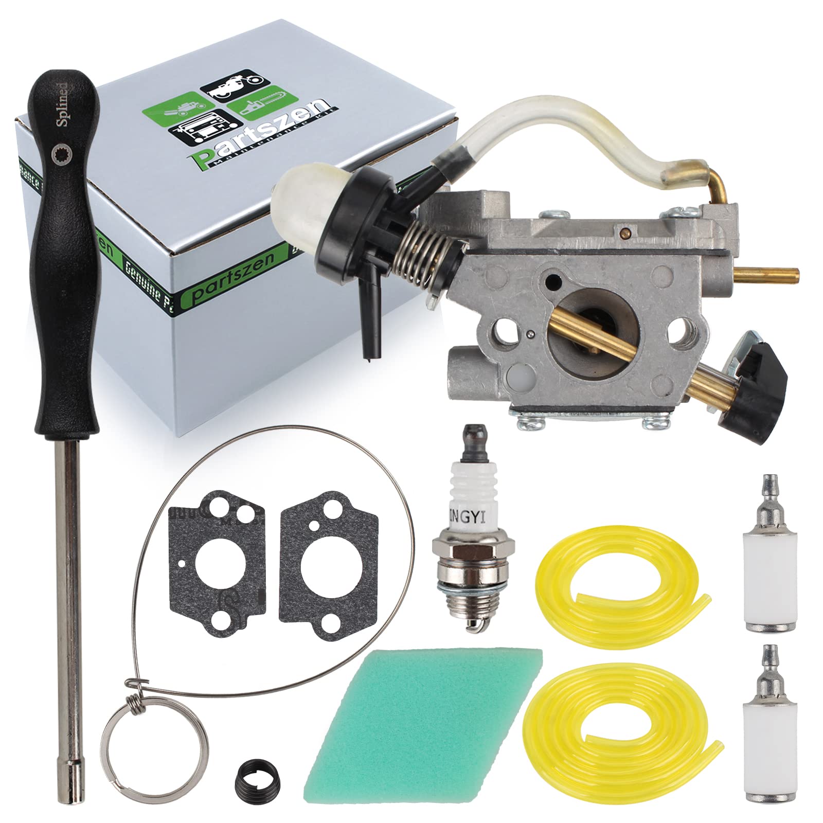 Partszen Carburetor For Fx26Sce And Sst25Ce W25Cbk W25Cf W25Sfk W25Sb W25Cfk (967184401) Replace String Trimmer 577135901 577135