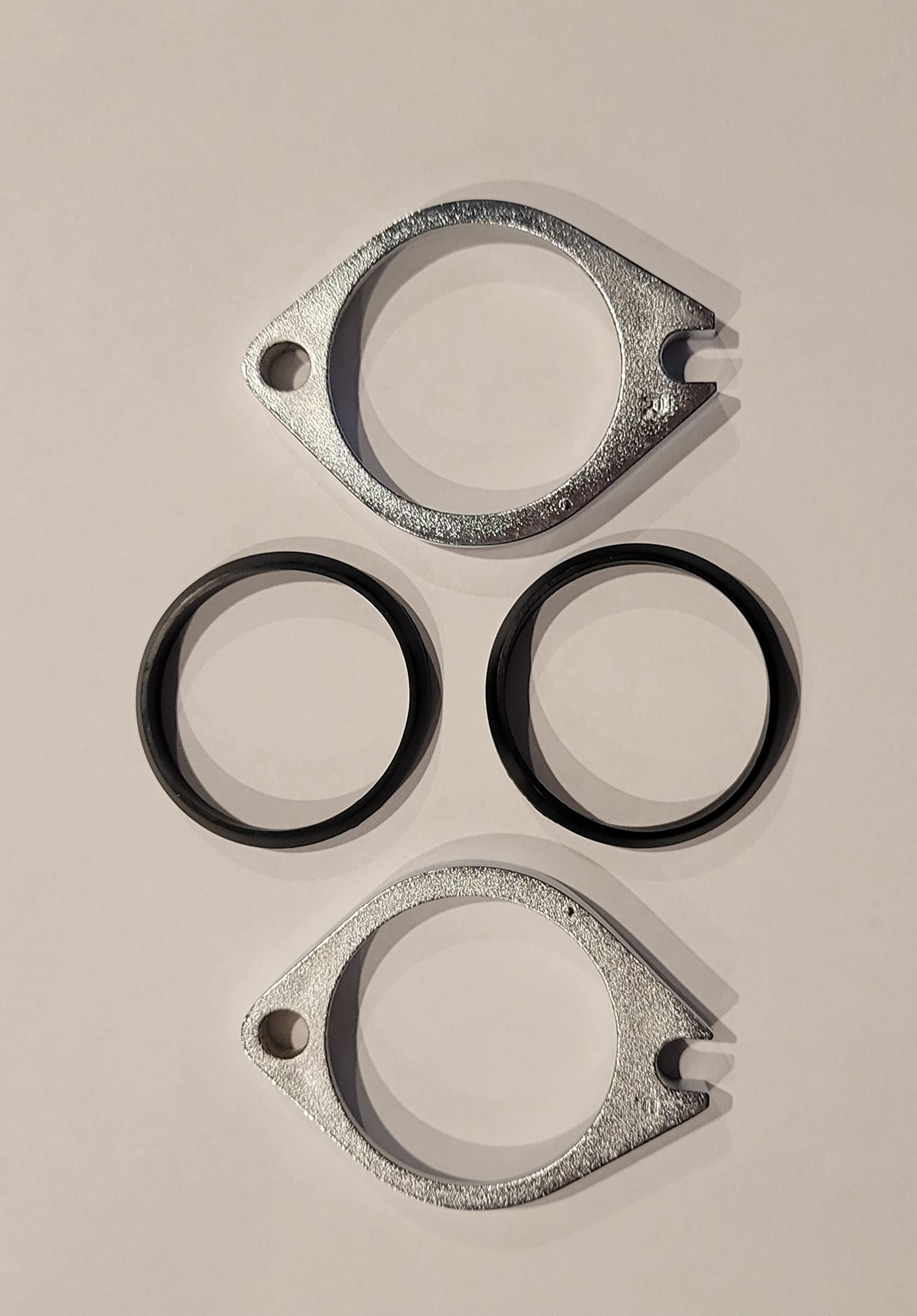 Orange Cycle Parts Intake Manifold Flange Set W/Seals For Harley 1999-2005 Twin Cam, 1990-2005 Big Twin And 1986-2006 Sportster Xl