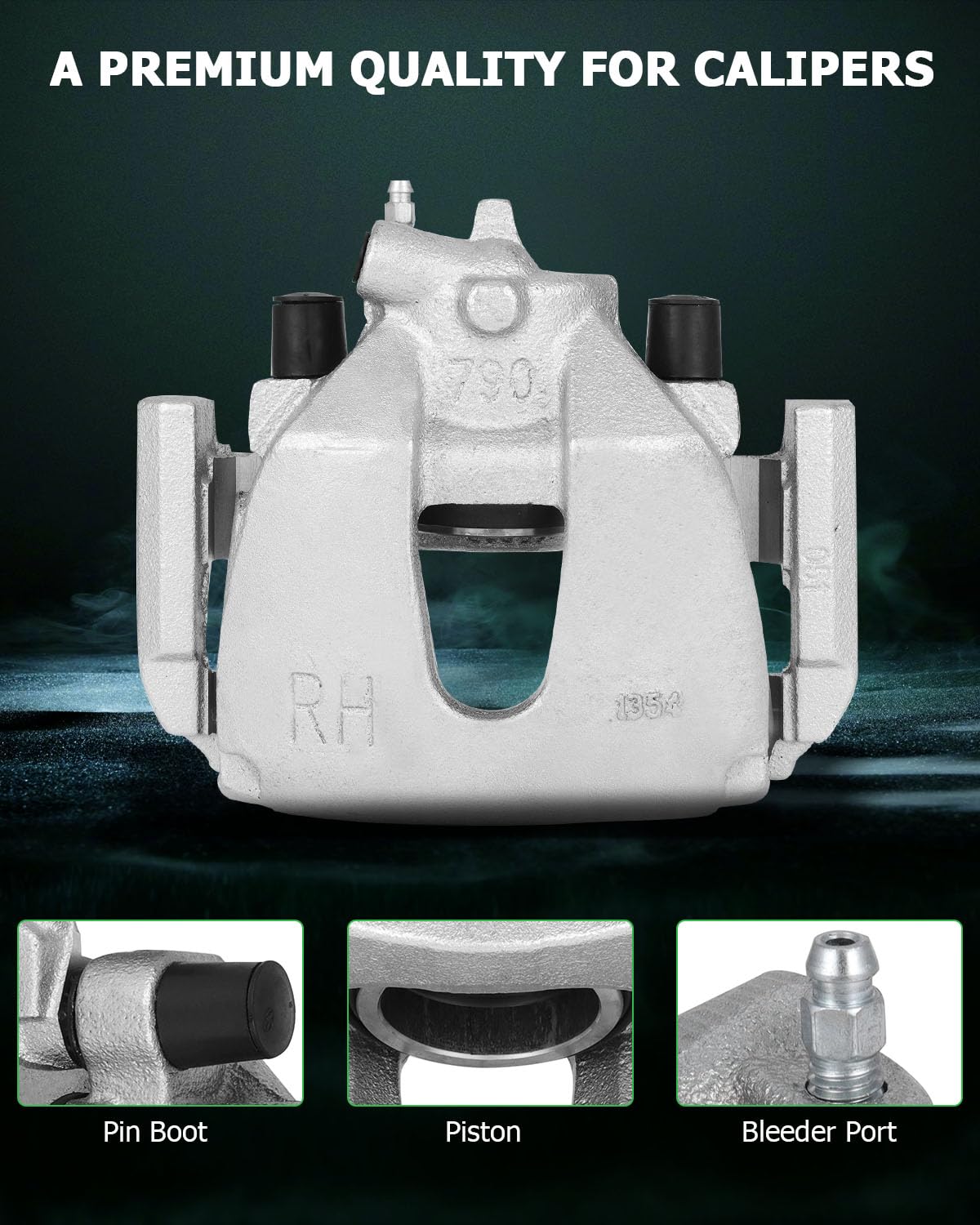 Scitoo Front Right Brake Caliper With Bracket 18B4949 Compatible For Ford For Explorer 1995-2001 For Mercury Mountaineer 1997-20