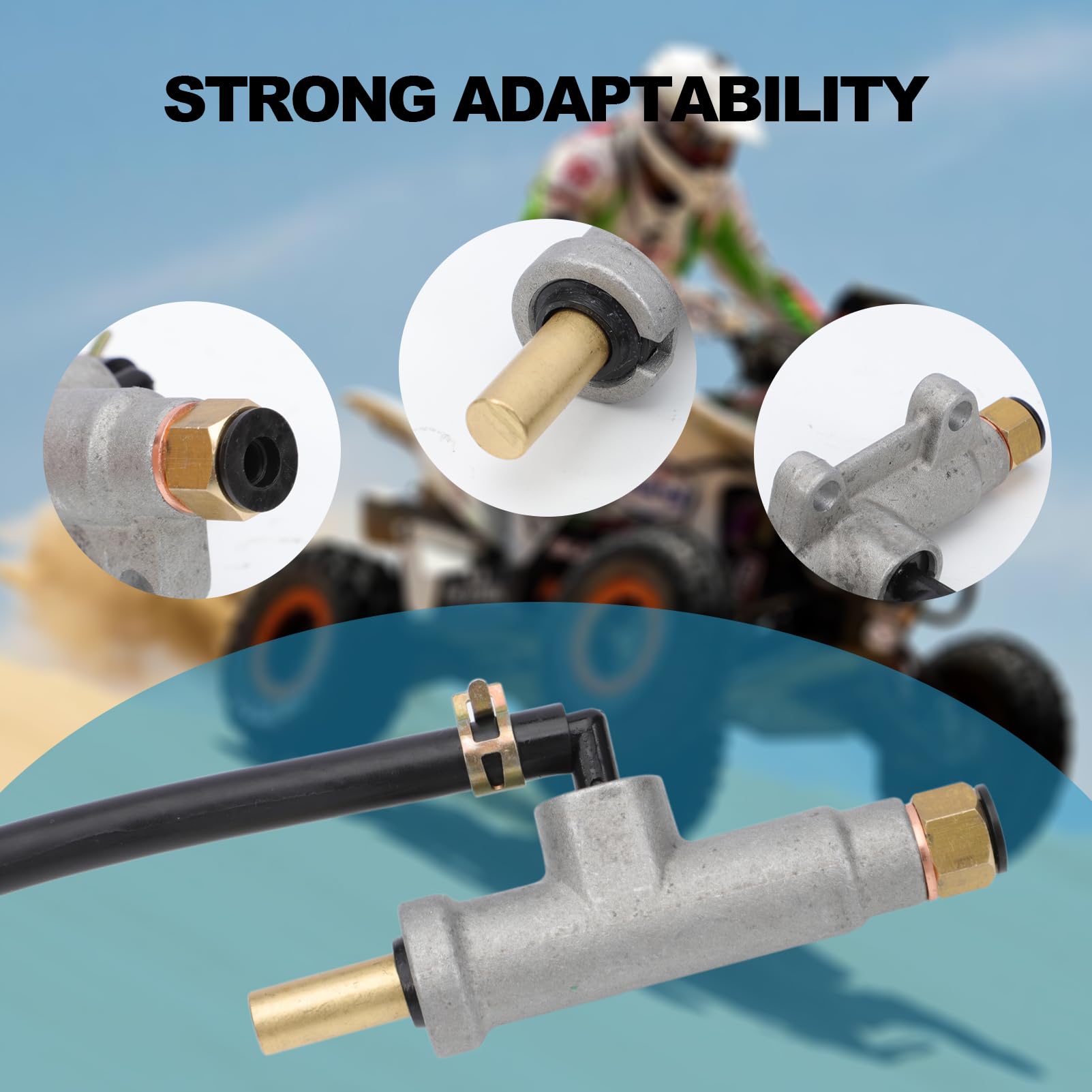 Rear Brake Master Cylinder fits for Polaris Sportsman 335 400 450 500 600 700 800 Magnum 325 330 Scrambler Trail Blazer Trail Bo