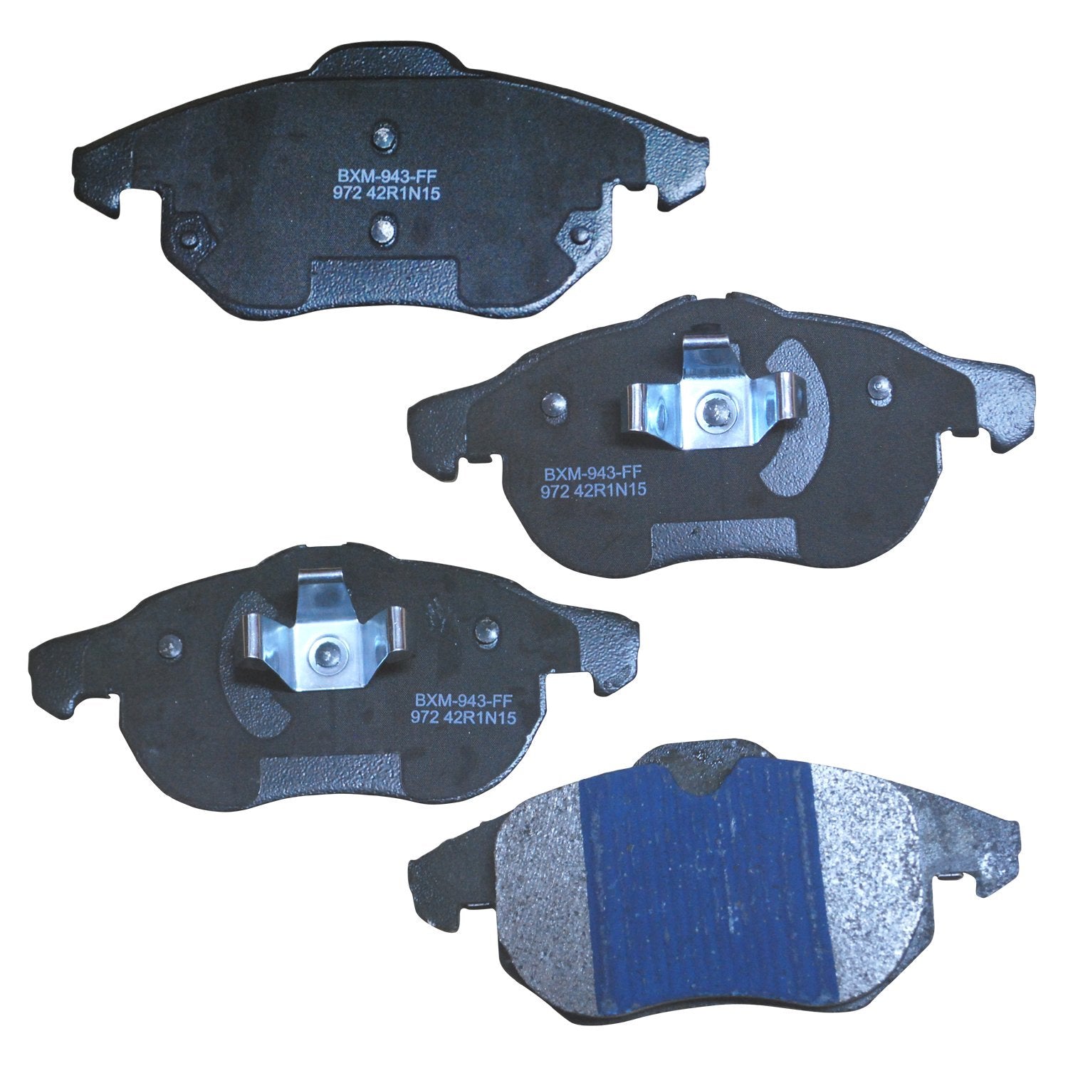 Bendix Premium Sbm972 Semi-Metallic Front Brake Pads For Cadillac Bls 2008-2007, Saab 9-3 2011-2003, 9-3X 2010