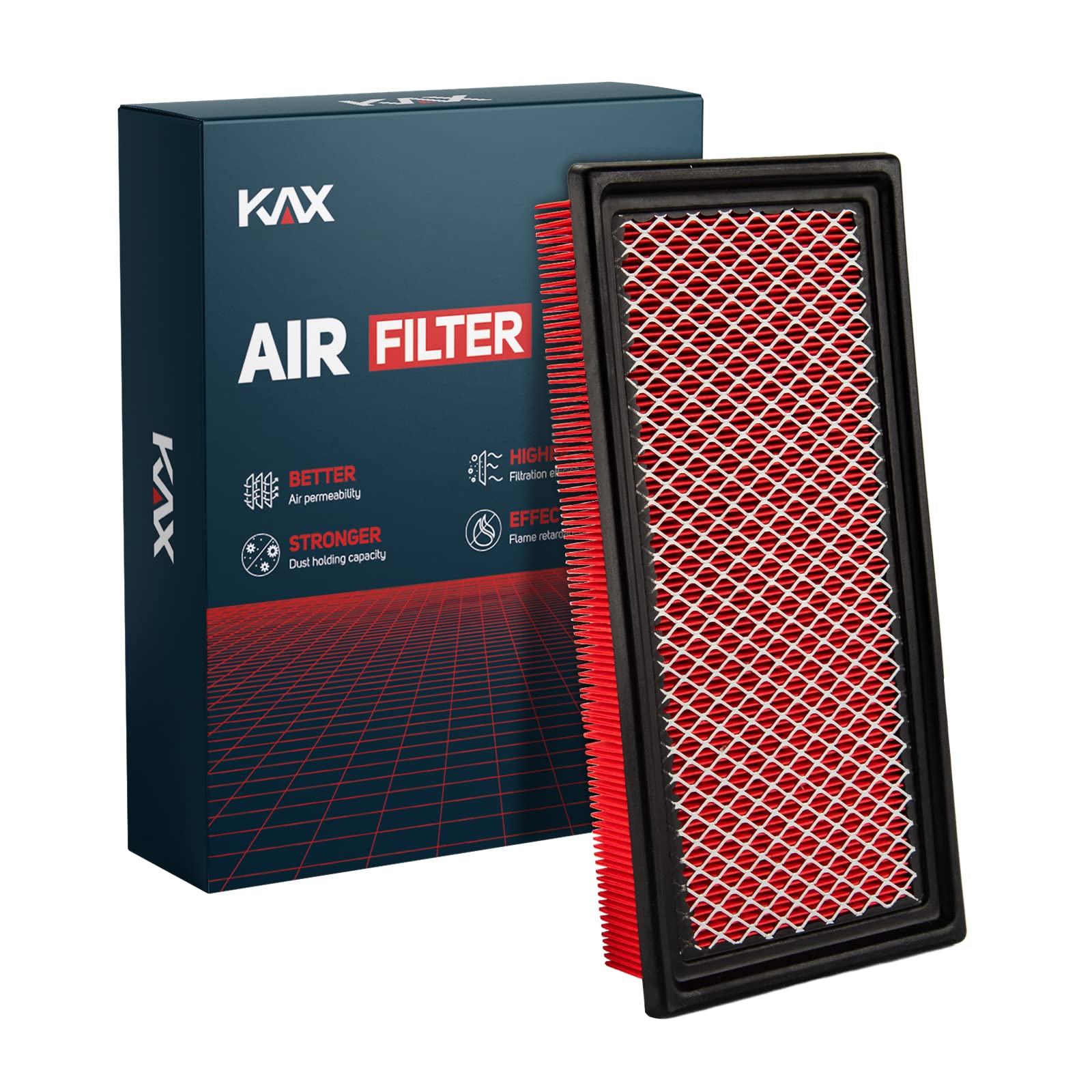 Kax Premium Engine Air Filter, Gaf031 (Ca10242) Replacement For Explorer, Edge, Flex, Fusion, Taurus, Mks, Mkt, Mkx, Mkz, Mzd6, 