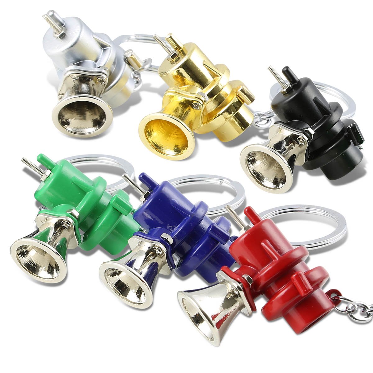 Auto Dynasty 3D Miniature Blow Off Valve Style Keychain (Black)