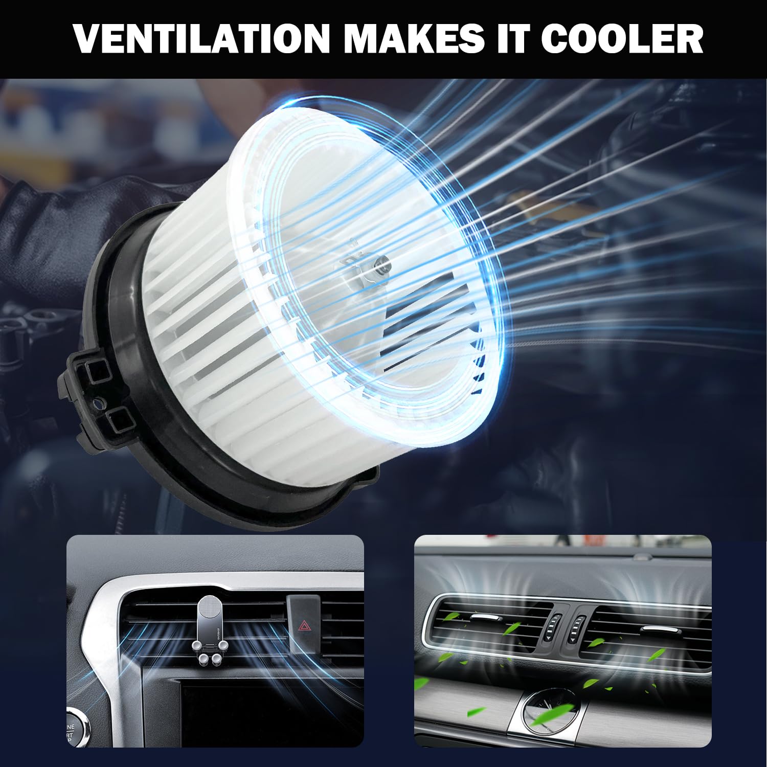 Aspligo 700001 Ac Heater Blower Motor Fan Assembly Fit For Acura Cl 1997-1999