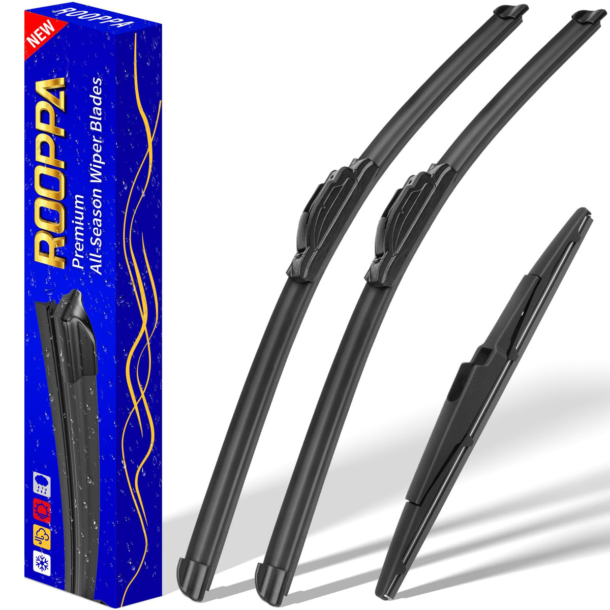3 Wipers Replacement For 2015-2021 Kia Sedona/2021 Kia Telluride, Windshield Wiper Blades Original Equipment Replacement - 26''/