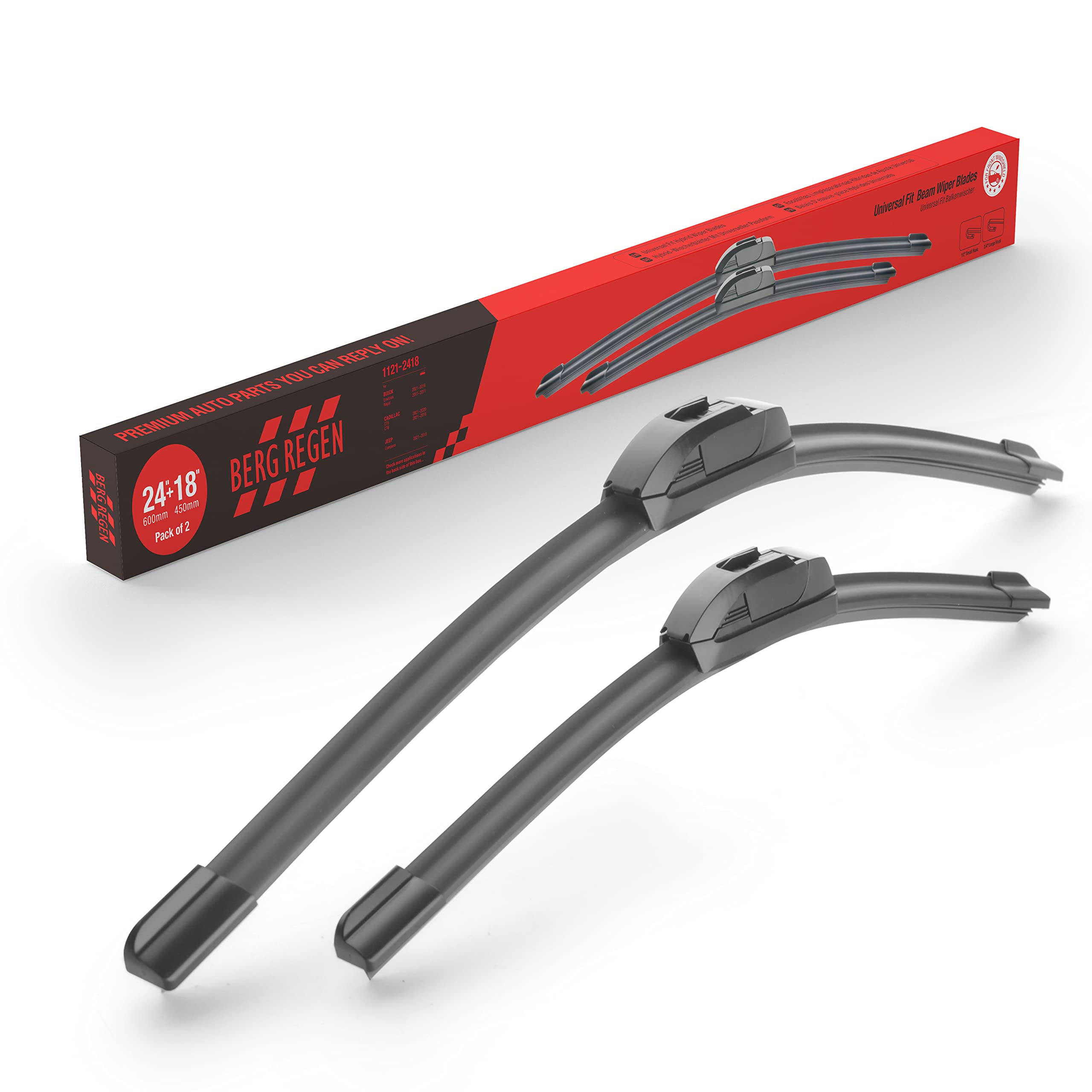 Oem Quality Performance Premium Windshield Wiper Blades 24 And 18,All-Season Auto Replacement Wiper Blades,Fit Toyota Corolla 20