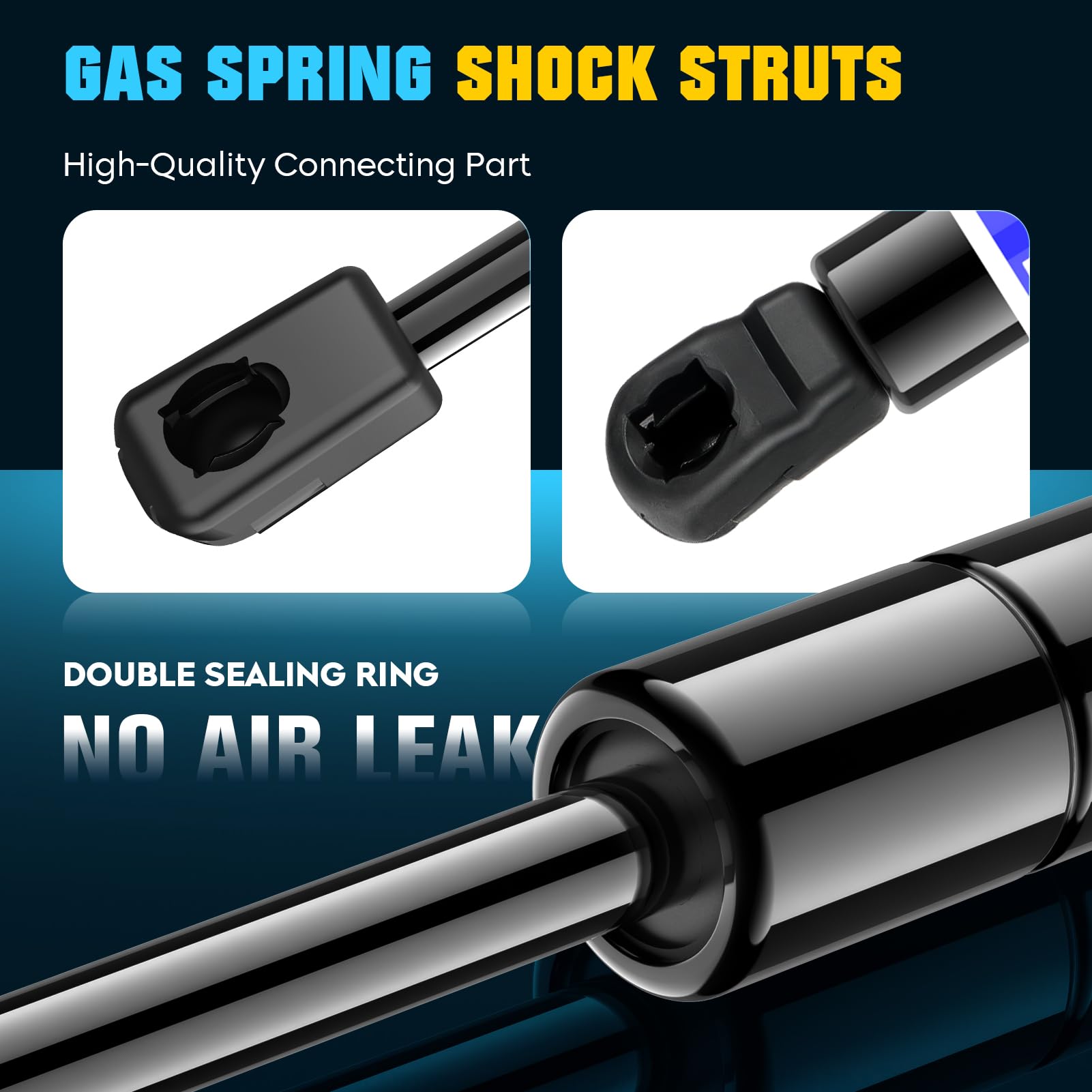 Front Hood Lift Supports Struts Gas Springs Shocks 6333 Fit For Camry 2007-2011 (Pack Of 2)