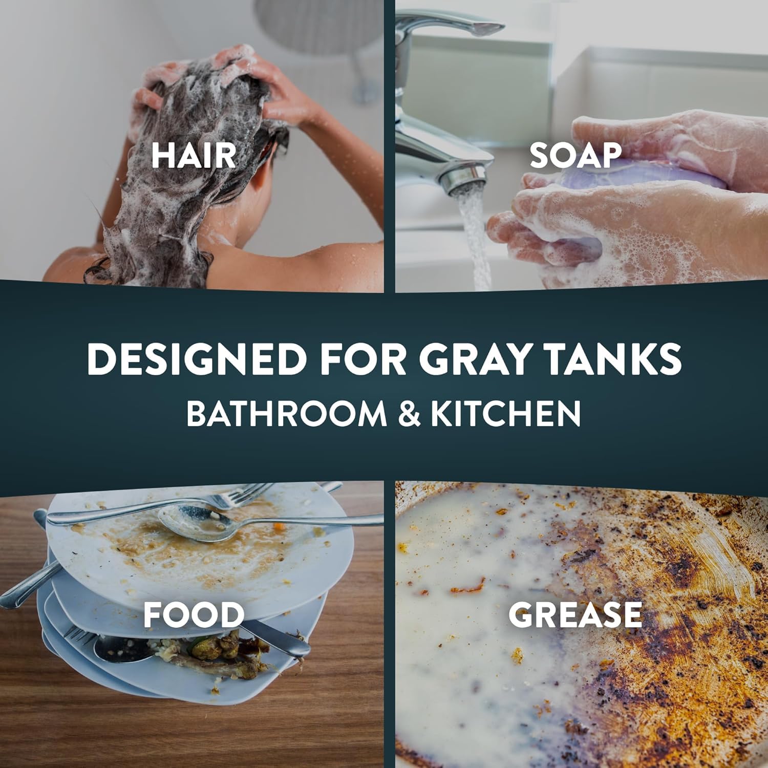 Liquified RV Toilet Treatment - 16 Fl Oz Gray Holding Tank Digester & Odor Eliminator - Lemon Scent - Matts RV Reviews