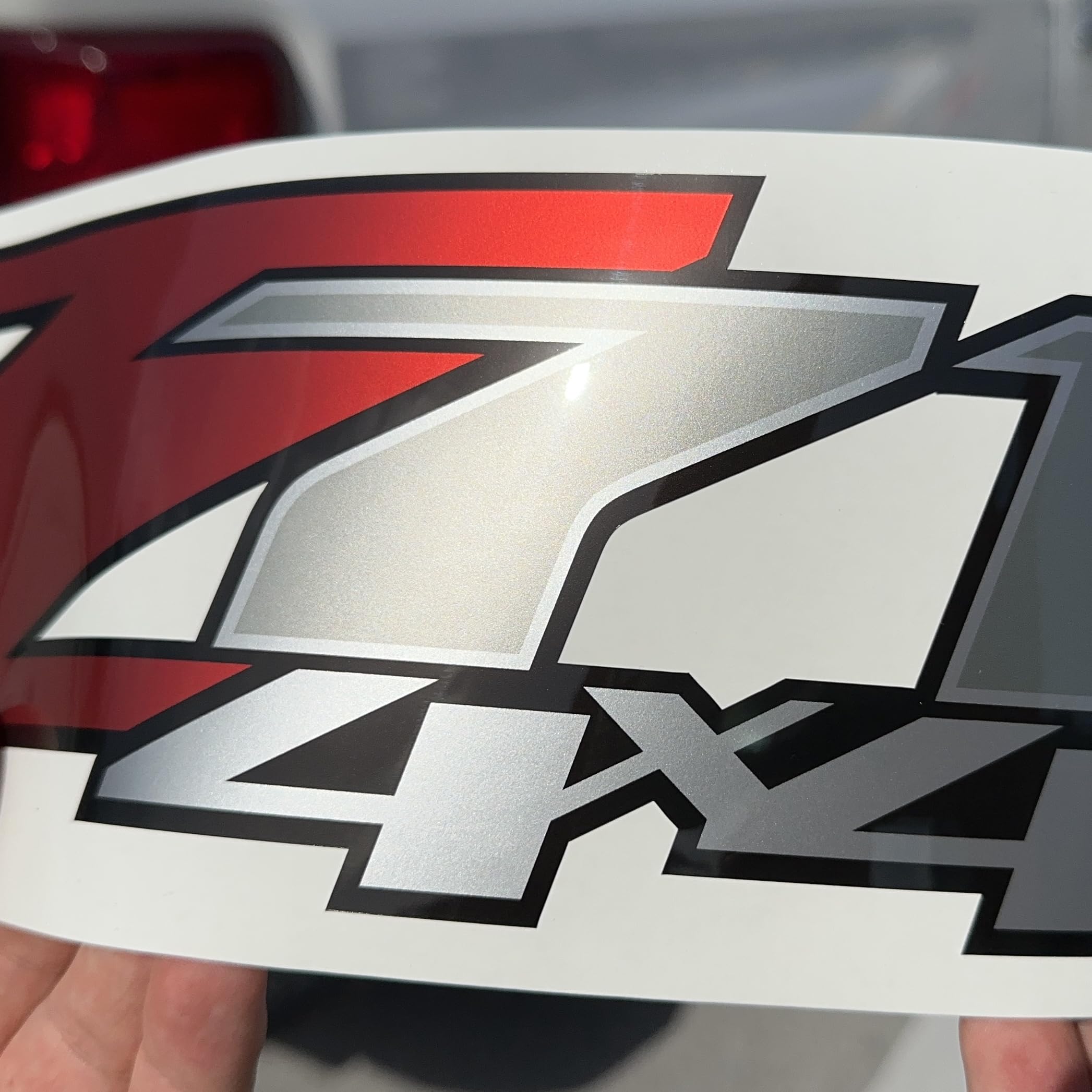 Chevy Silverado Z71 4X4 Decals Stickers (Dimensions 12.5'' X 4'') - F (2007-2013) Bed Side 1500 2500 Hd (Set Of 2) (Gloss (Premi