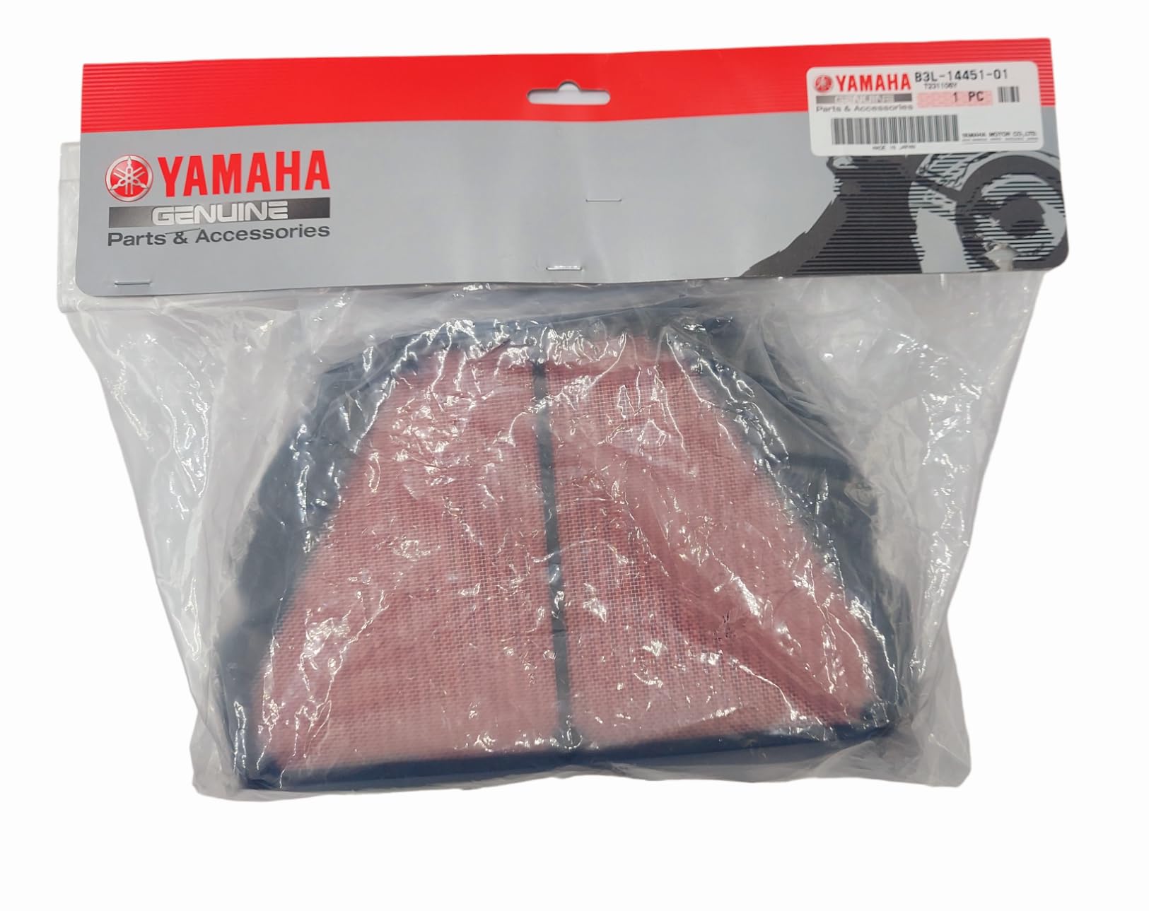 Yamaha R1 (2020-2024) all Models Stock Primary Air Filter Yamaha Part# B3L-14451-02-00, Supercedes Part# B3L-14451-01-00 And Par