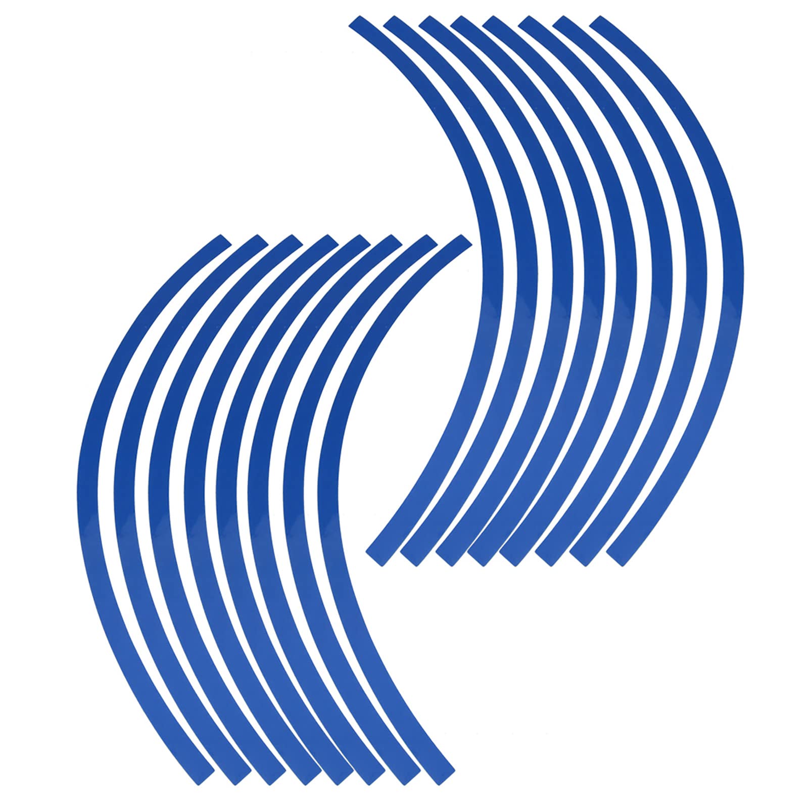 Reflective Wheel Rim Stripe Decal Sticker Universal Wheel Reflective Pinstripe Decal Tape Sticker Car MotorcycleDecoration Film 