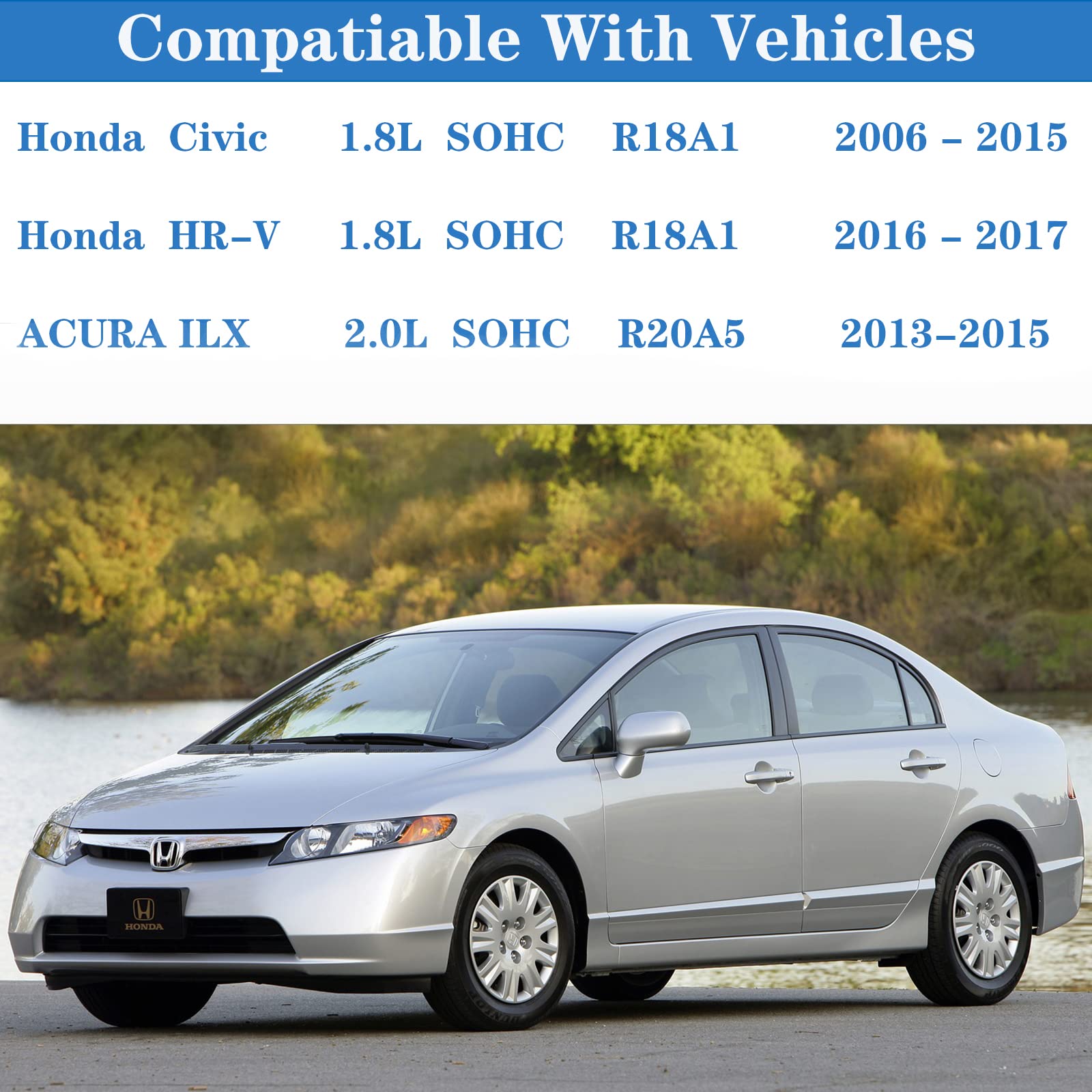 Vs50741R For Honda Civic 1.8 Valve Cover Gasket Honda Hr-V 1.8, Acura Ilx 2.0 Valve Cover Gasket 2006 2007 2008 2009 2010 2011 2012 2013 2014 2015 2016 2017 2018 2019 1.8L 2.0L Vc246G 036-1953.