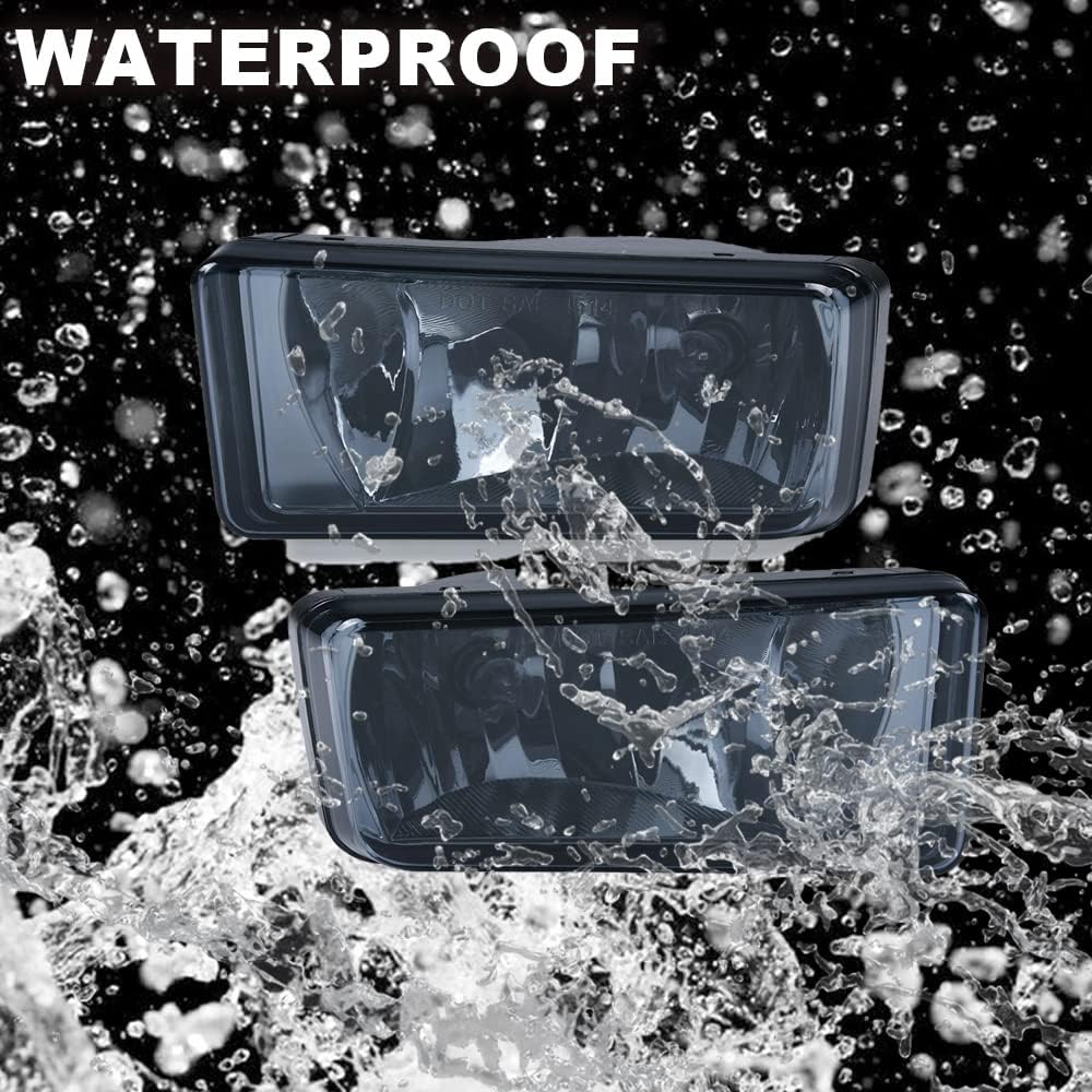 G-Plus Fog Lights Compatible With Chevy Silverado 1500 2007-2015/Fit Chevy Silverado 2500Hd 3500Hd 2007-2014 /Fit Chevy Avalanch