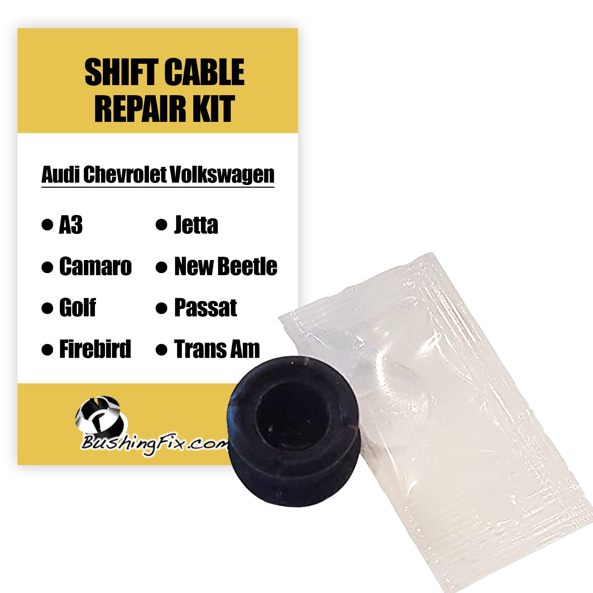 BushingFix JE1Kit - Automatic Transmission Shift Cable Bushing Repair Kit, Replacement Shifter Cable Bushing, Quality Transmissi