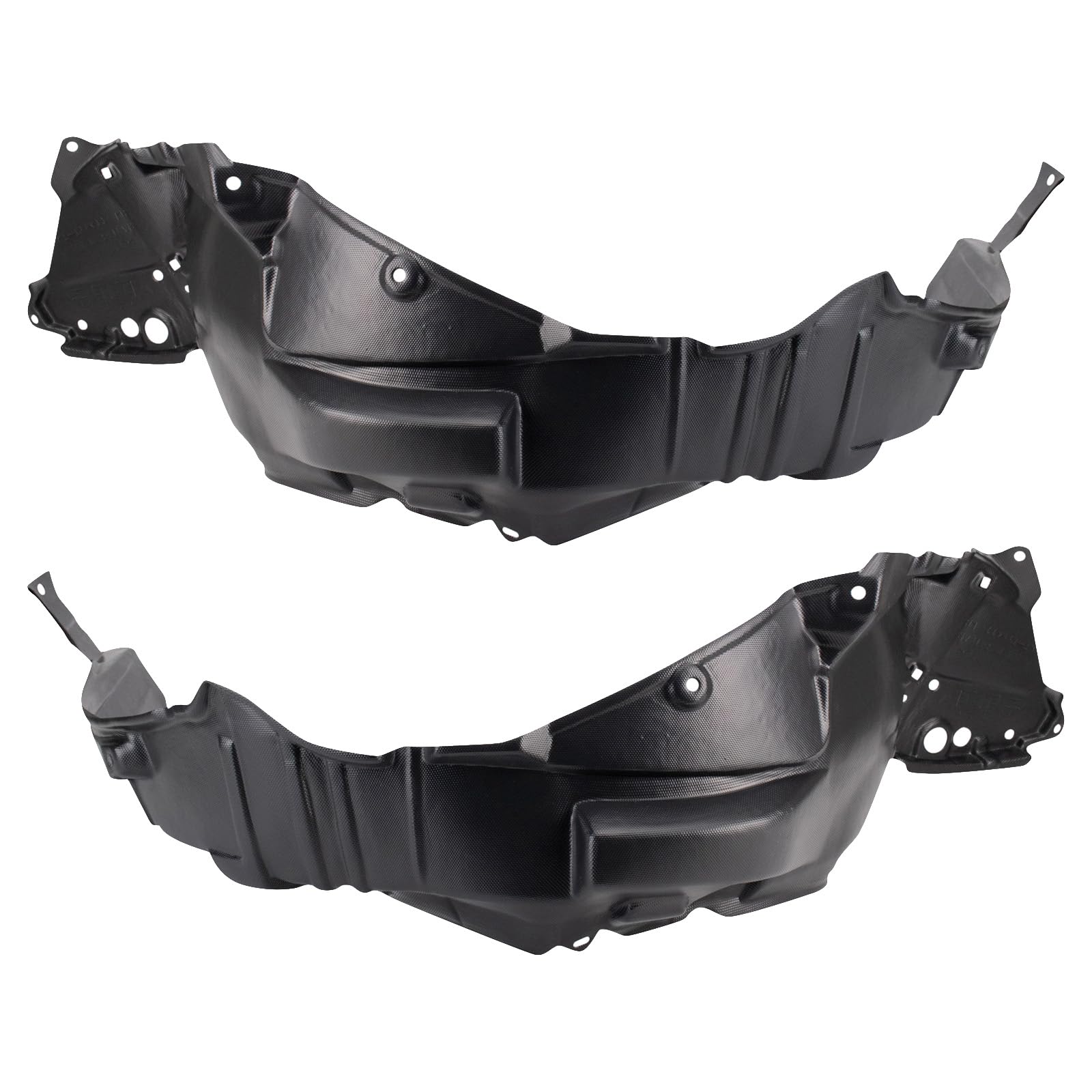 Trq Front Inner Fender Liner Set Compatible With 2016 Scion Im 2017-2018 Toyota Corolla Im To1248216 To1249216