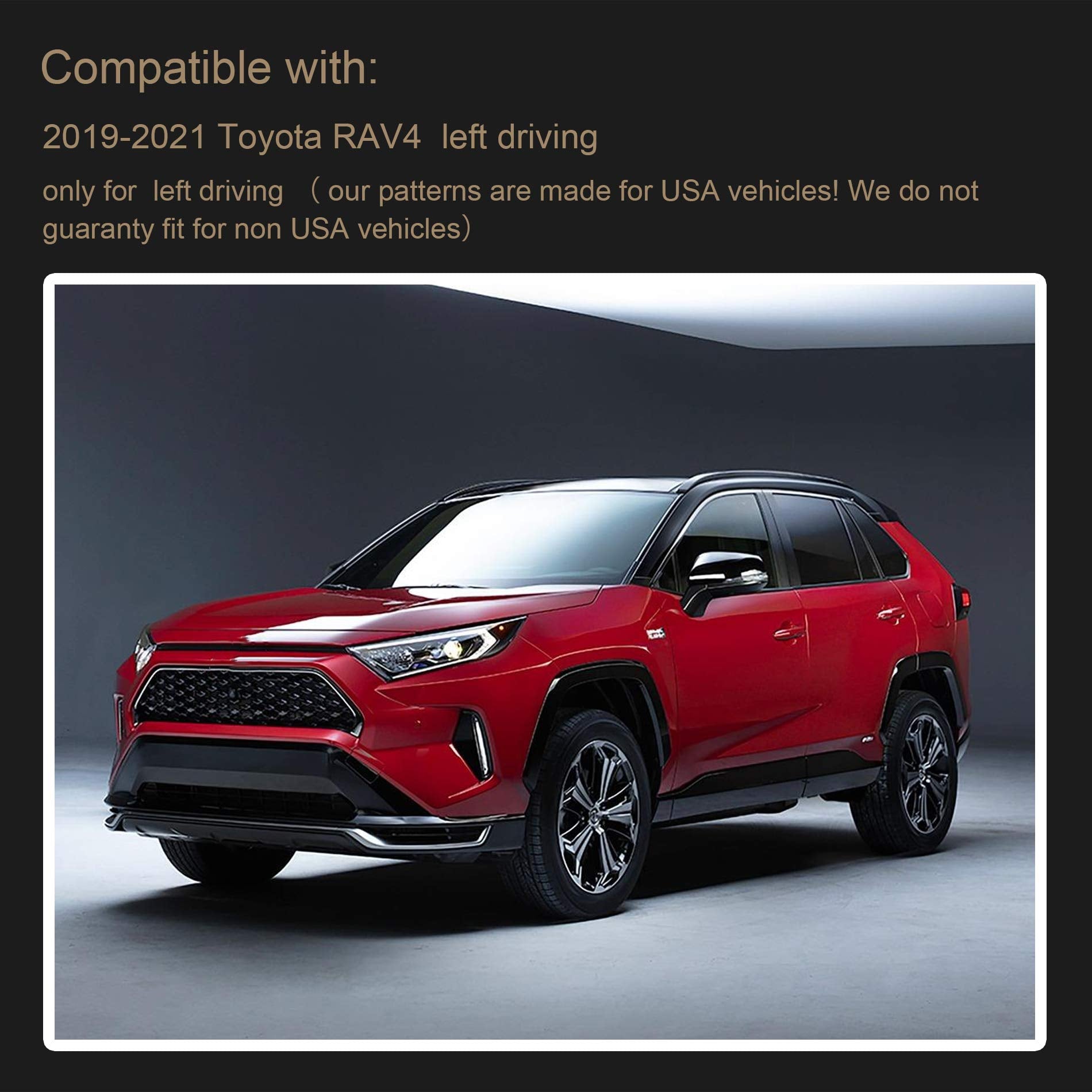 Speedwow Dashboard Dash Board Cover Mat 2019-2021 Toyota Rav4