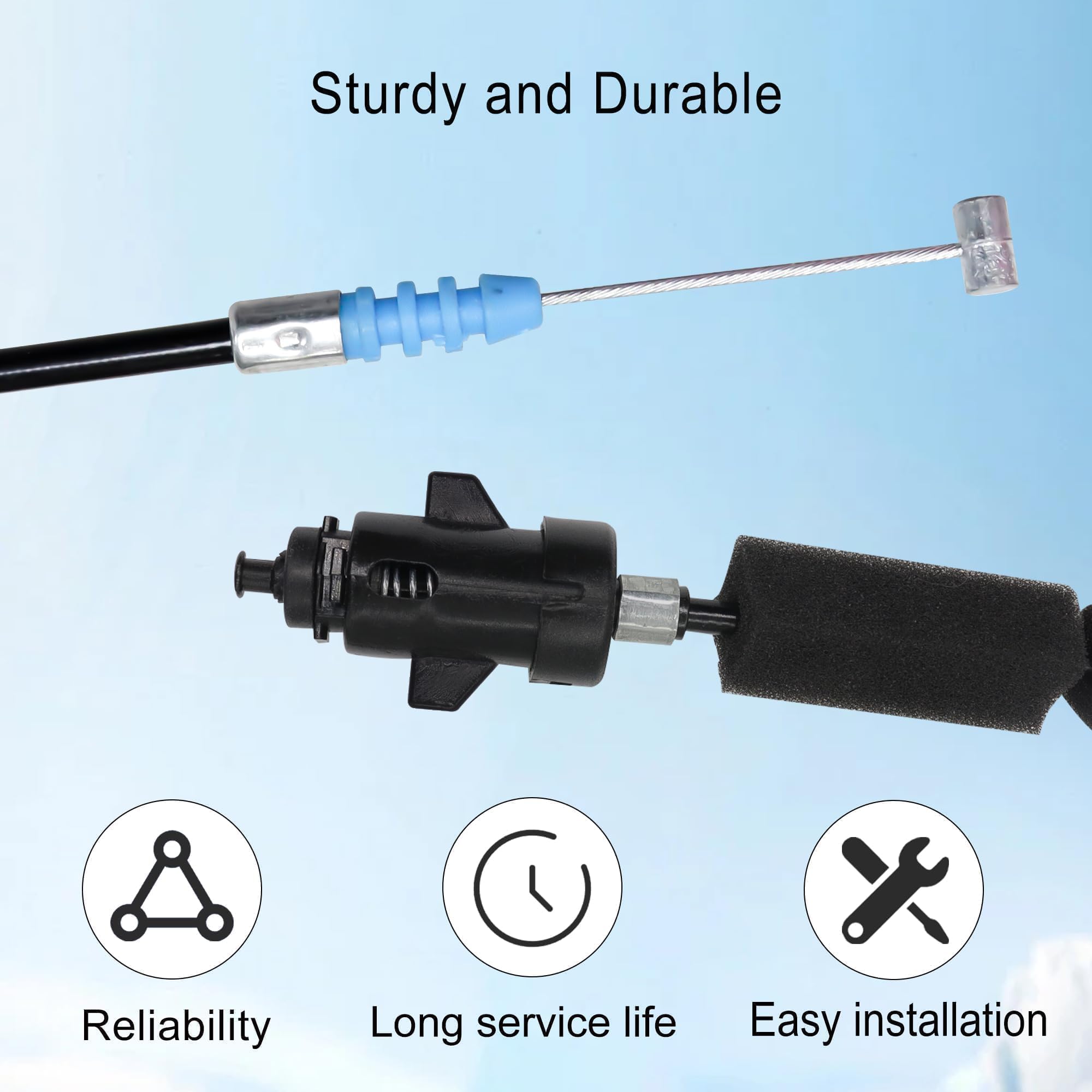 Shtuomoland 74411T0A003 Fuel Gas Door Release Cable Fits for Honda CR-V 2012 2013 2014 2015 2016 Replace 74411-T0A-003