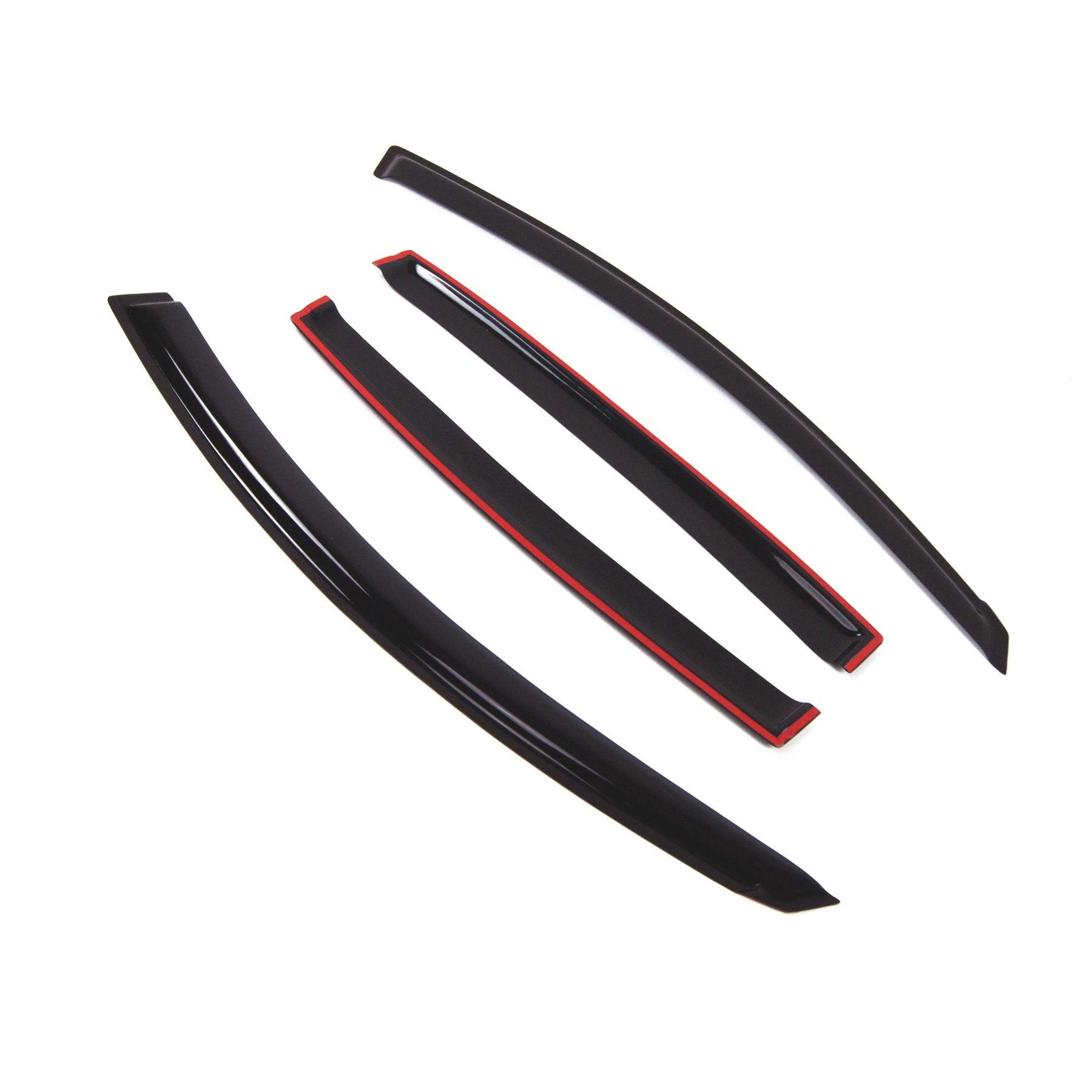 Tuningpros Outside Mount Window Vent Visors Rain Guards Compatible With Nissan Altima Sedan 2007-2012 | Side Window Wind Deflect