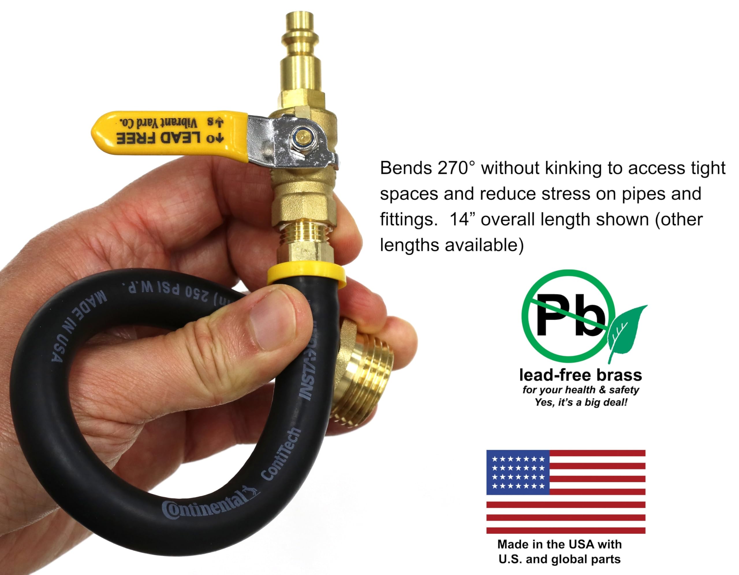 Vibrant Yard Co. Llc Winterize Rv, Motorhome, Boat, Camper, And Travel Trailer: Air Compressor Quick-Connect Plug To Male Garden