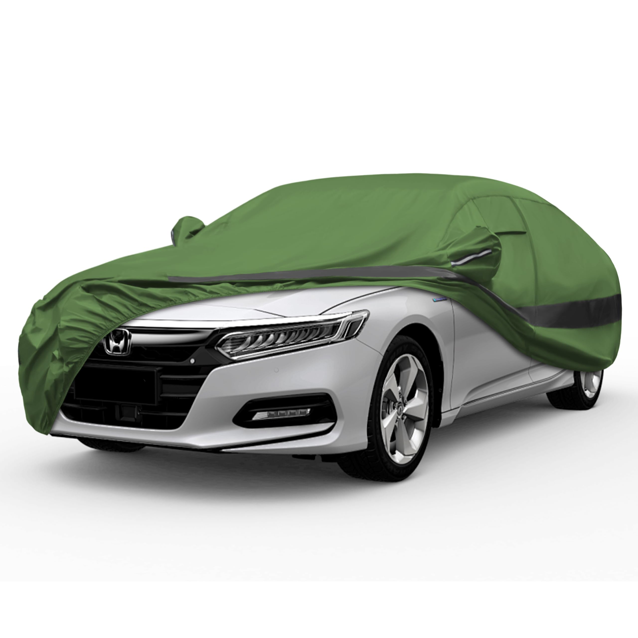 Jurmon Heavy Duty Outdoor Car Cover Intended For Accord,Waterproof All Weather For Automobiles, Outdoor Full Cover Rain Sun Uv P