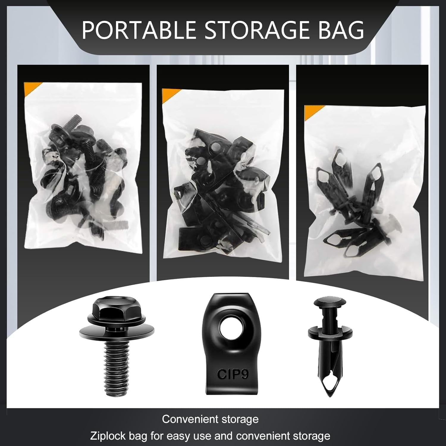 neynavy 35 PCS Engine Under Cover Splash Shield Body Bolts Screws, Bumper Fender Liner Push Retainer Fastener Rivet Clips Extrud