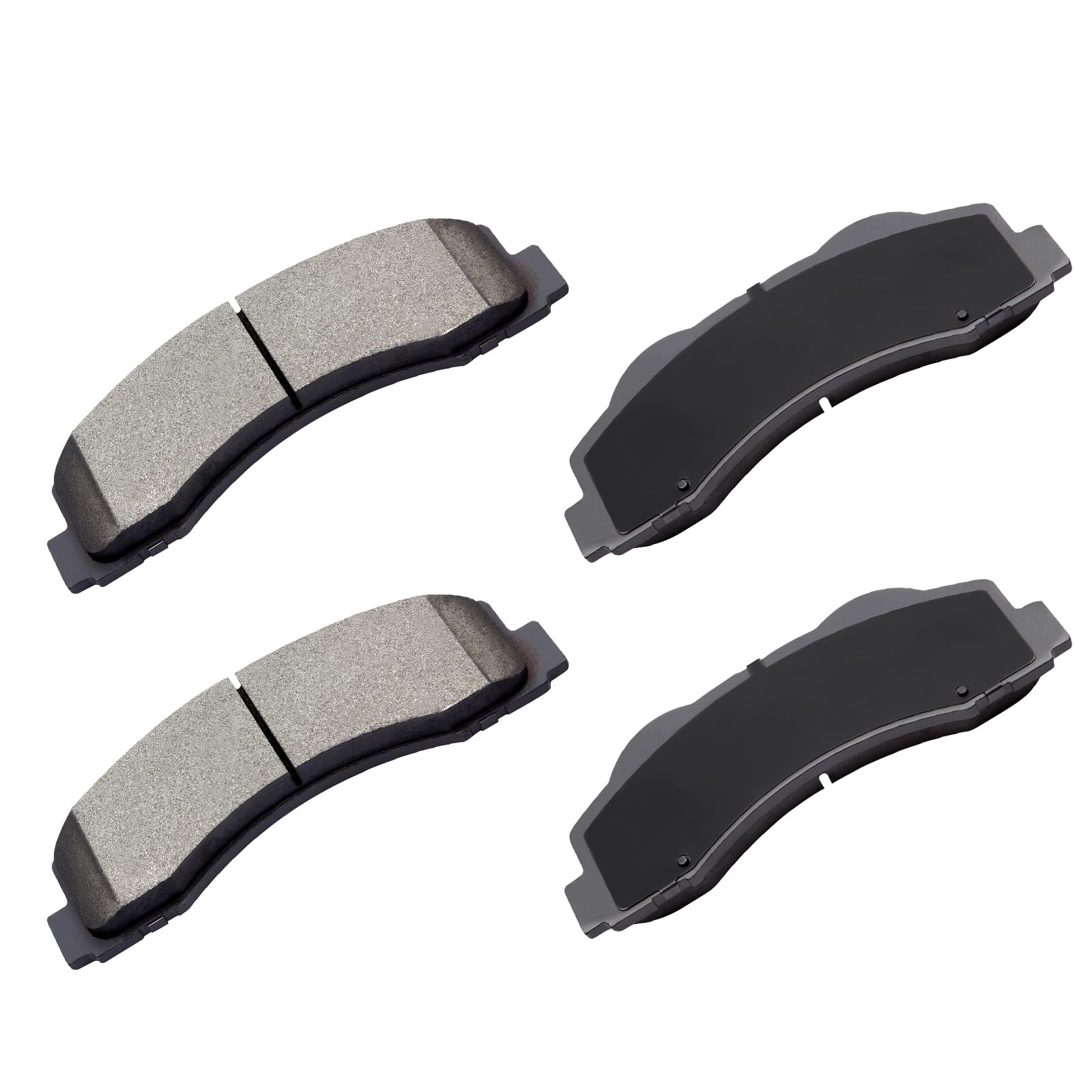 Cciyu D1414 Front Ceramic Brake Pads Kit 4Pcs Fit For 2010-2019 For Ford Expedition,2010-2019 For Ford For F-150,2010-2018 For L
