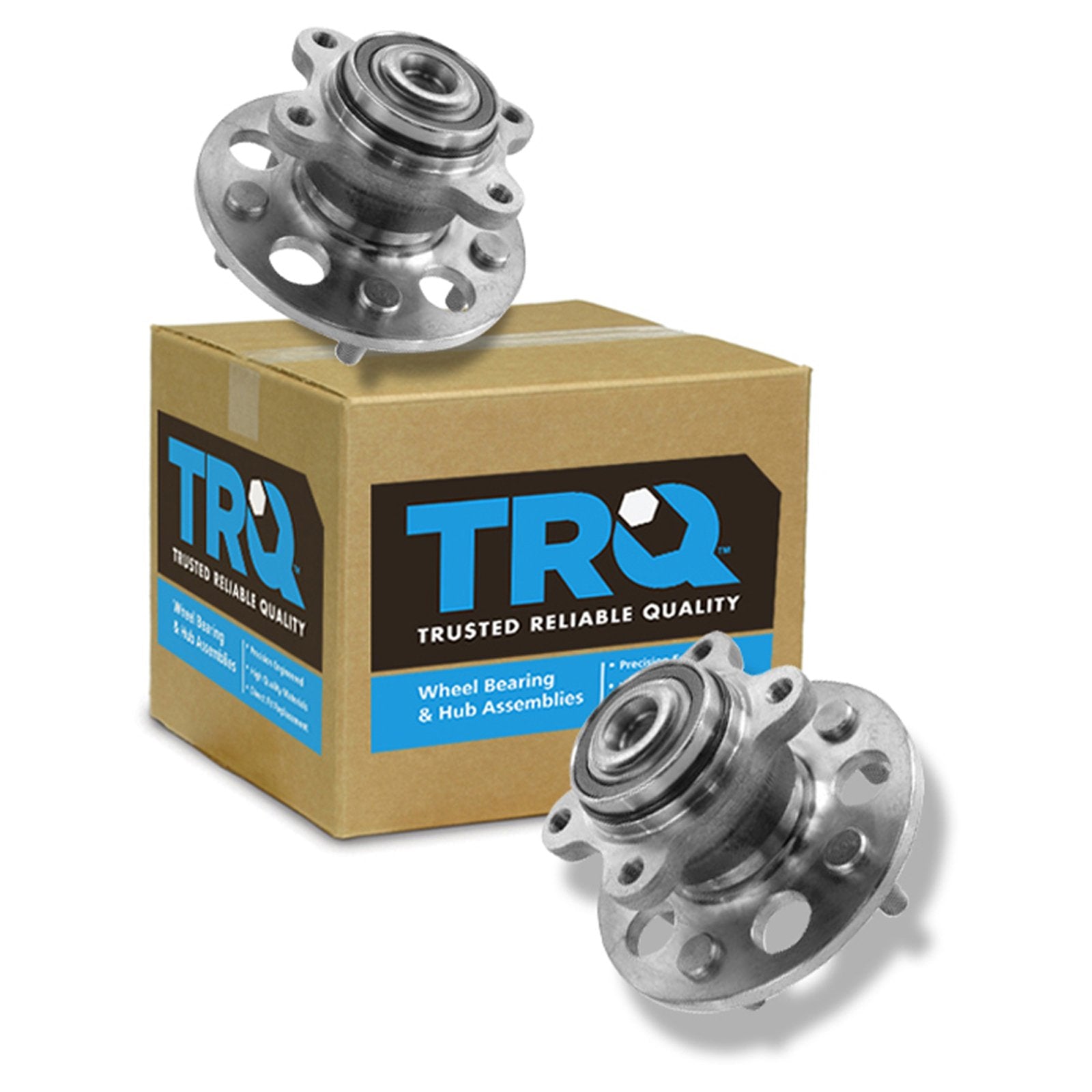 Trq Rear Wheel Hub Bearings Assembly Set Compatible With 2006-2012 Honda Civic