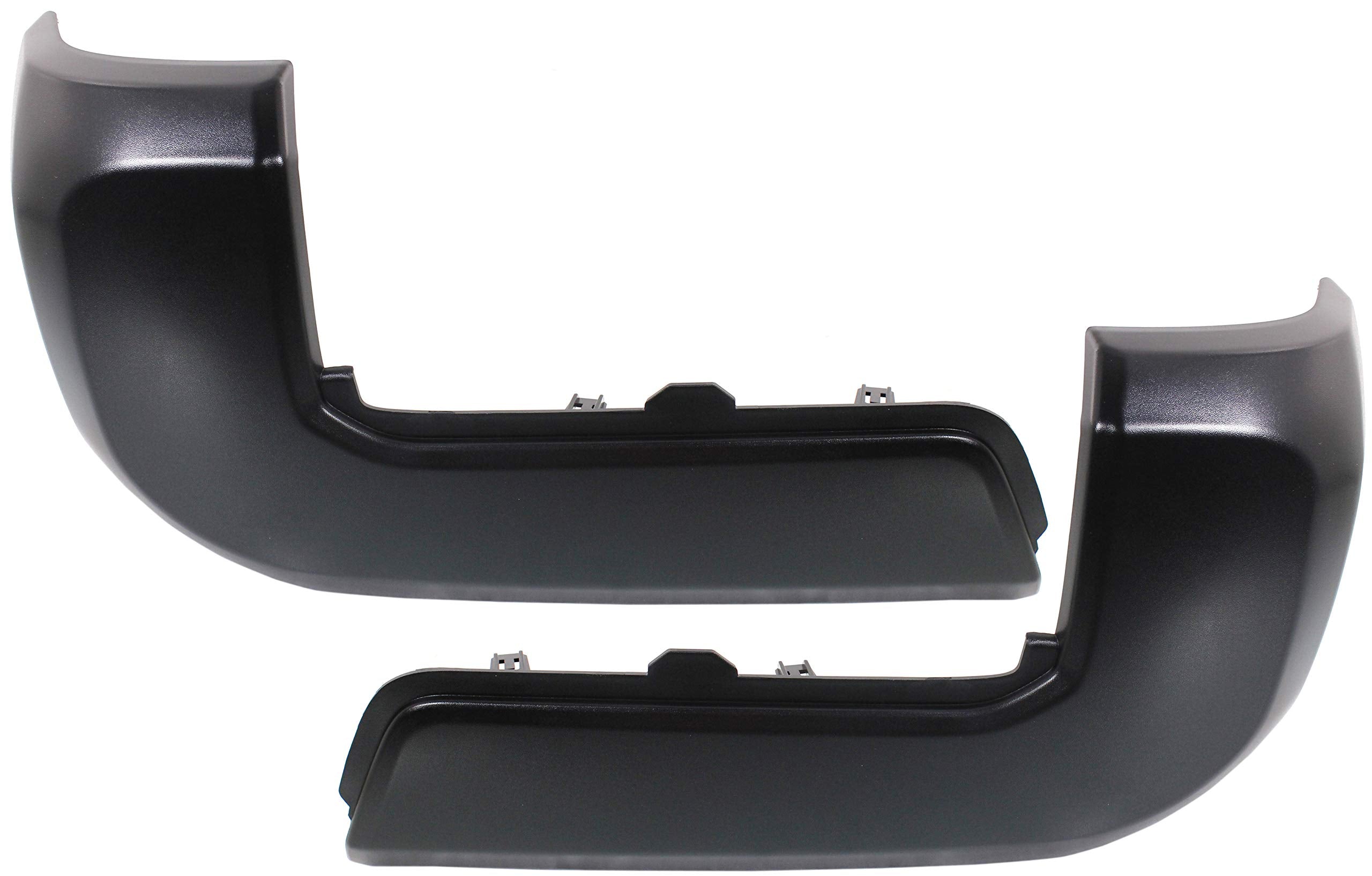 Garage-Pro Bumper End Set Compatible with 2016-2023 Toyota Tacoma, Rear, Driver and Passenger Side Bumper Ends, Painted Black