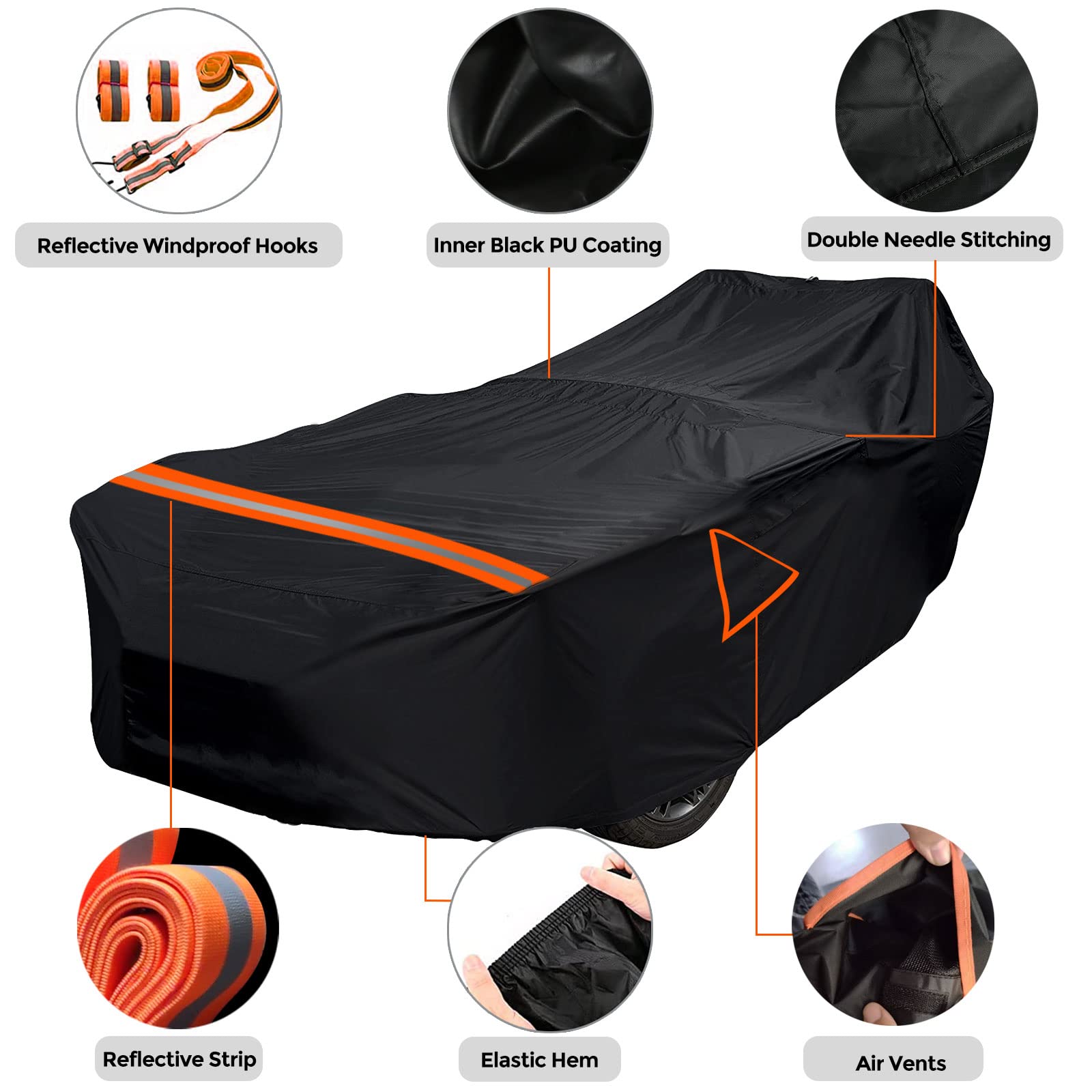 Waterproof Go Kart Cover Compatible With 2015-2022 Polaris Slingshot Base/S/Sl/Sl Le/Slr/Sl Icon Series/Slr Icon Series/R/R Le M