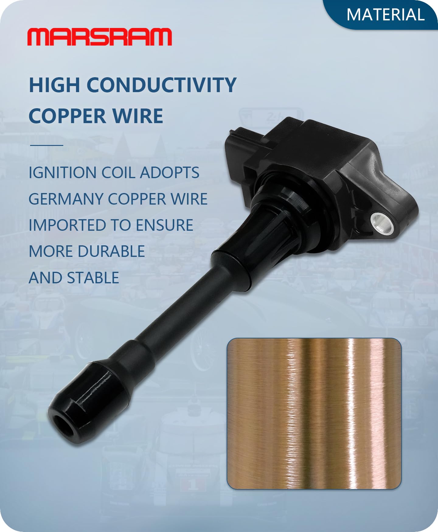 Marsram Ignition Coil Pack Uf549 And Spark Plug 9029 Fits For 2007-2013 Nissan Altima Versa Sentra Rogue Cub Nv200, 2014-2017 In