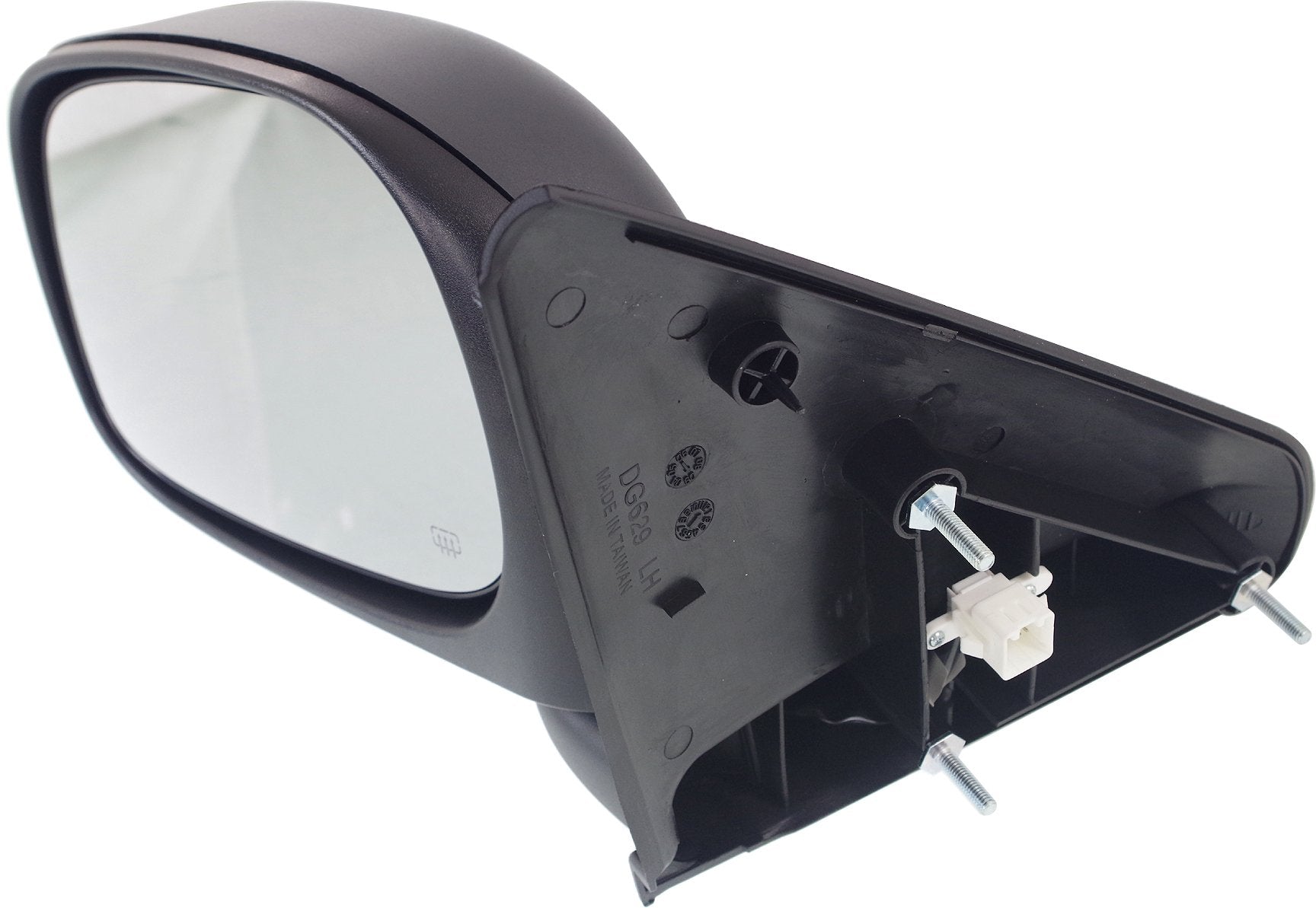 Kool Vue Driver Side Power Heated Mirror for Dodge Ram 1500 2002-2008 Without Signal Light, Blind Spot Light & Puddle Lamp Textu
