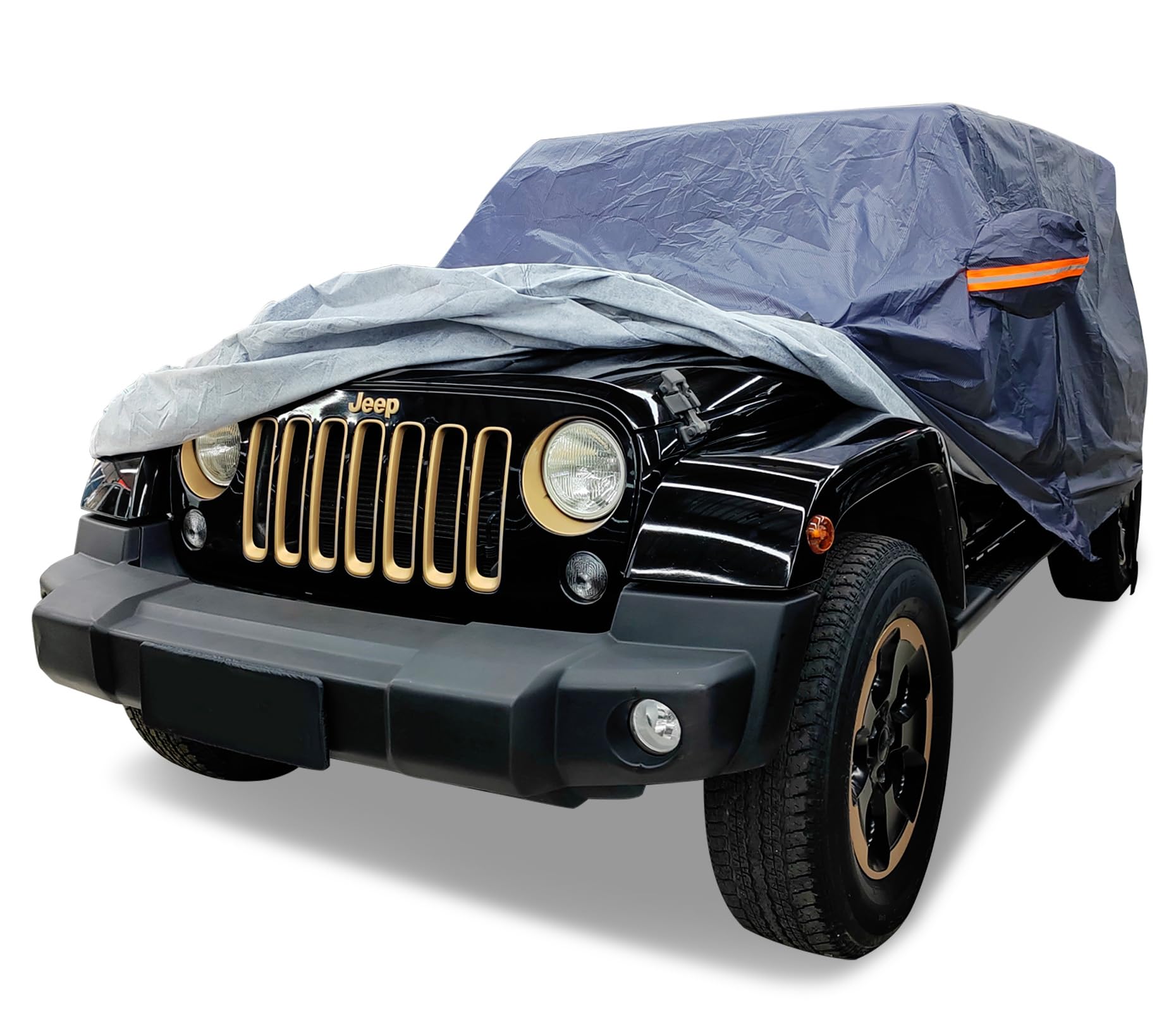 Car Cover Waterproof 2 Door, All Weather For Automobiles, Outdoor Full Exterior Cover Rain Sun Uv Snowproof Protection With Zipp