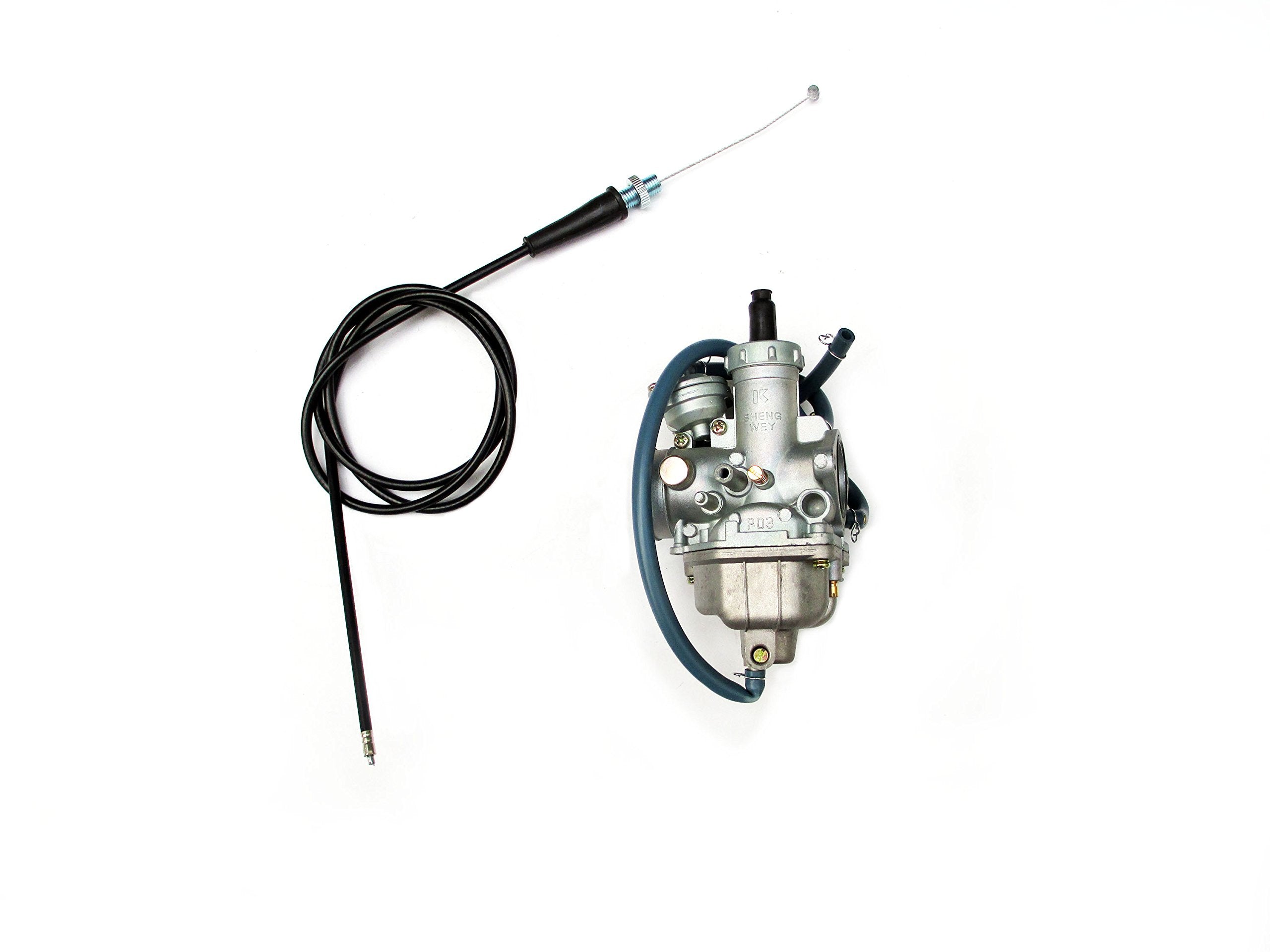 New Carburetor For Honda Trx 250 Tm Fourtrax Recon Trx250 2002 2003 2004 2005 2006 2007 Carb W/Throttle Cable