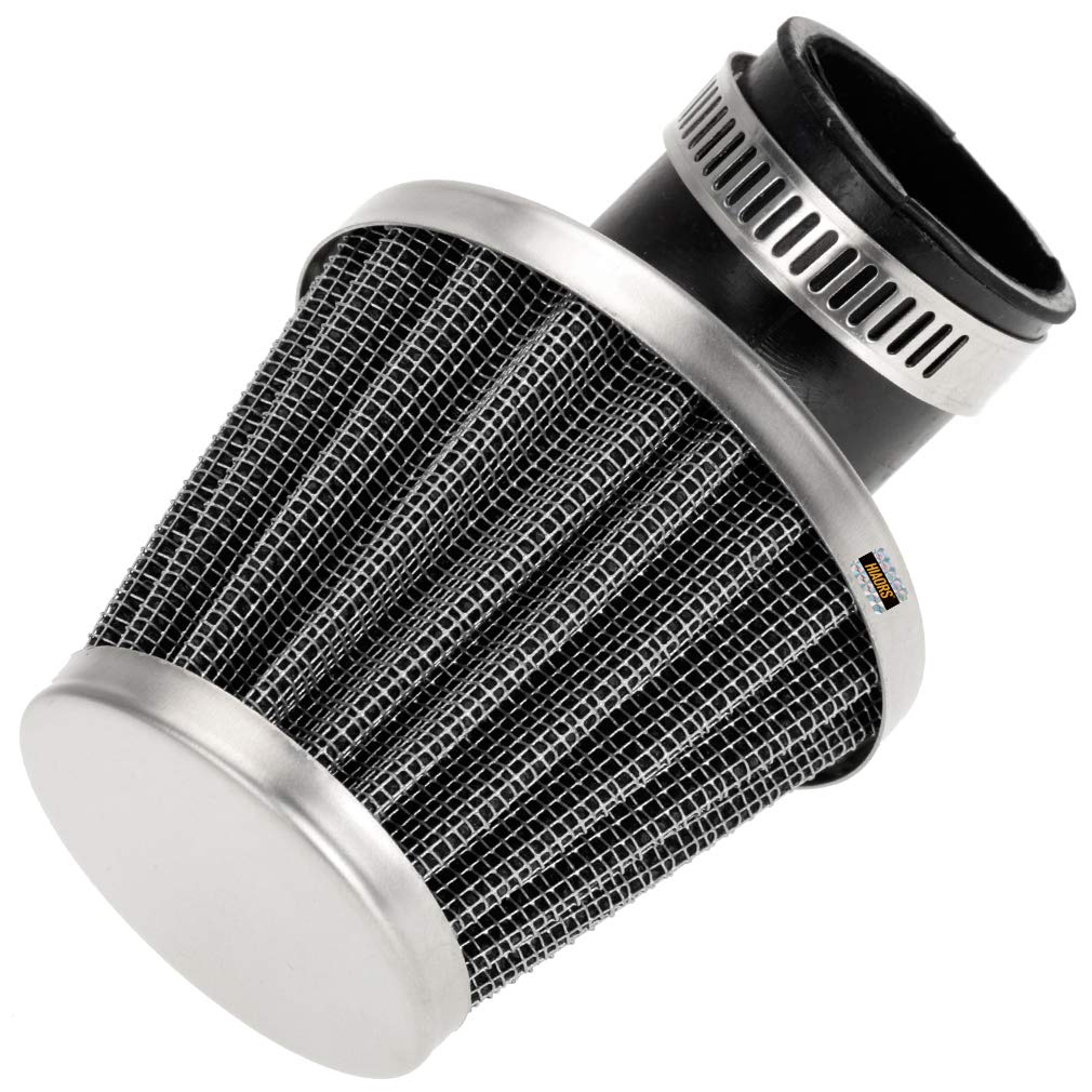 Hiaors 35Mm Go Kart Bent Rubber Tube Air Filter Cleaner For Nst Sunl Kazuma Baja 50Cc 70Cc Coolster 110Cc 125Cc Atv Xr50 Crf50 C