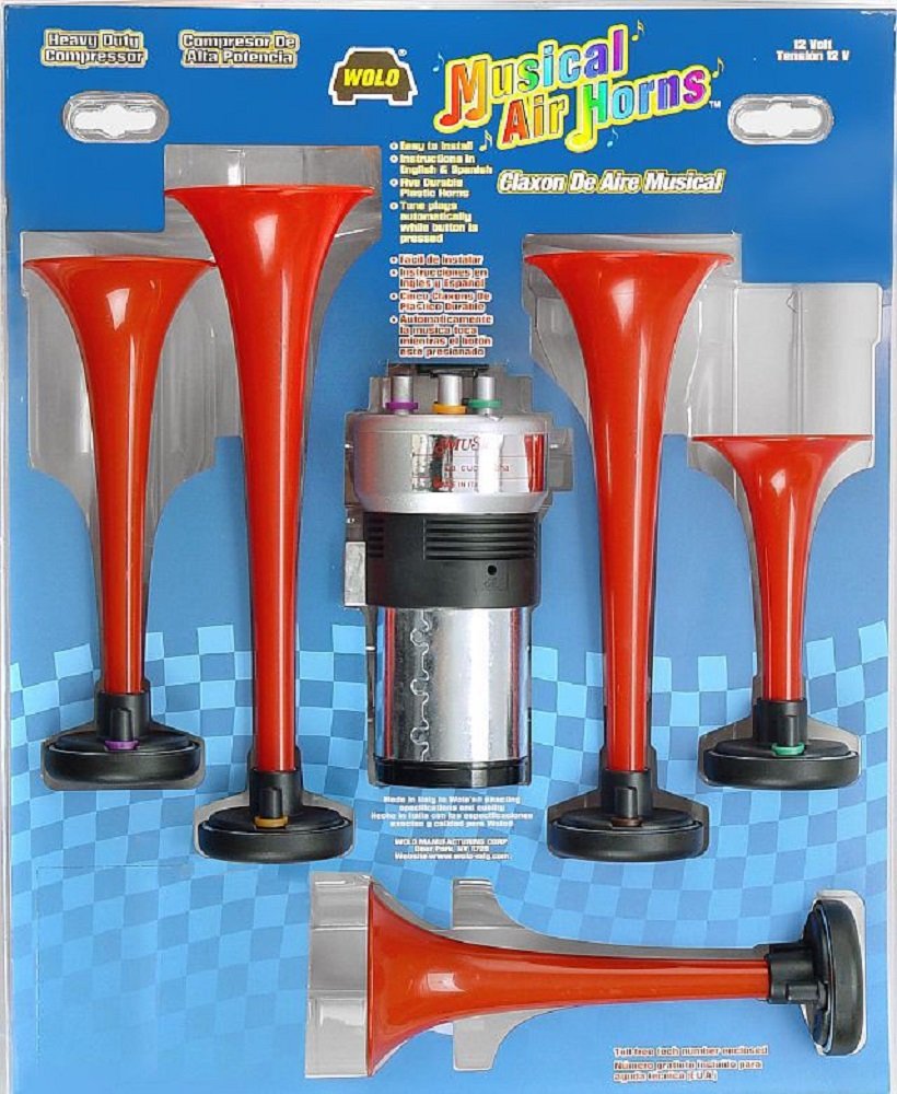Wolo (450) Musical Horn - 12 Volt, Plays La Bamba