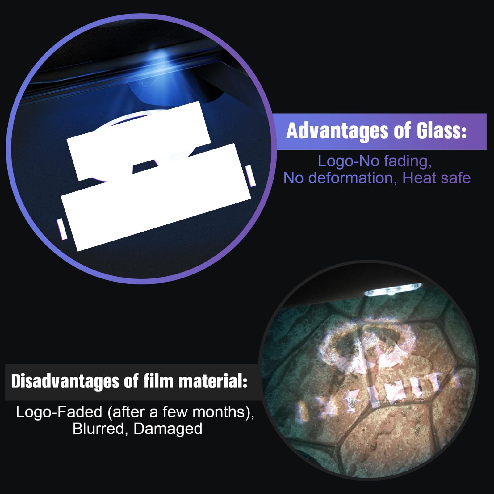 No Fade Car Door Lights Logo Compatible With Infiniti, Led Welcome Lights Accessories For Q50 Q60 Q70 G25 G37 Qx50/56/60/70/80 M