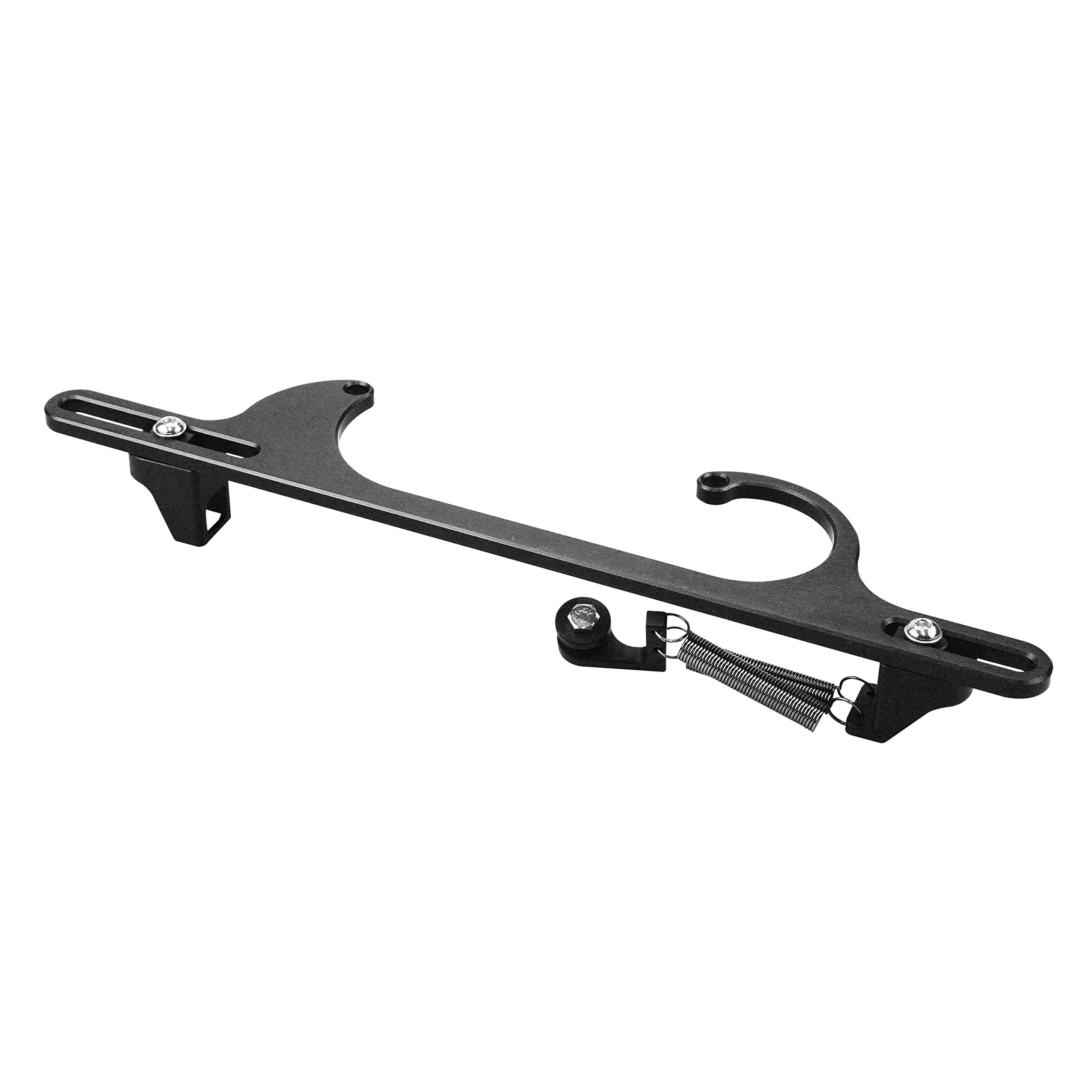 Tasan Racing Throttle Cable Bracket Holley 4150 4160 Series Adjustable Aluminum Carburetor Bracket Black