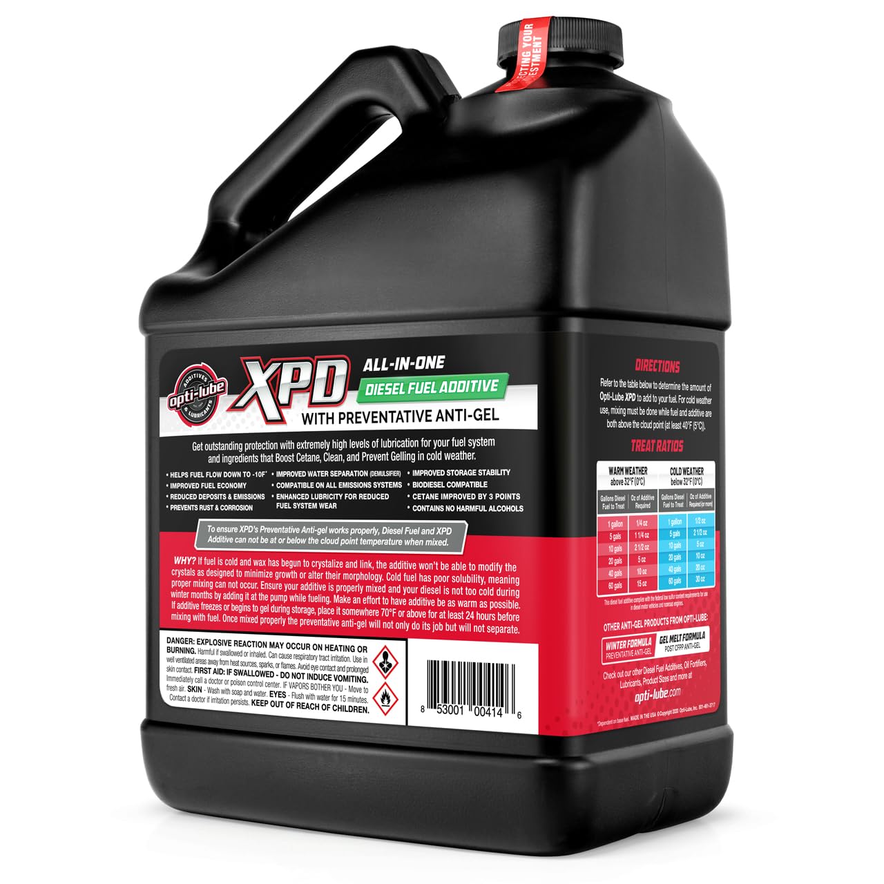 Opti-Lube Xpd All-Season Diesel Fuel Additive - Gallon (2 Gallons (Treats 1024 Gallons))