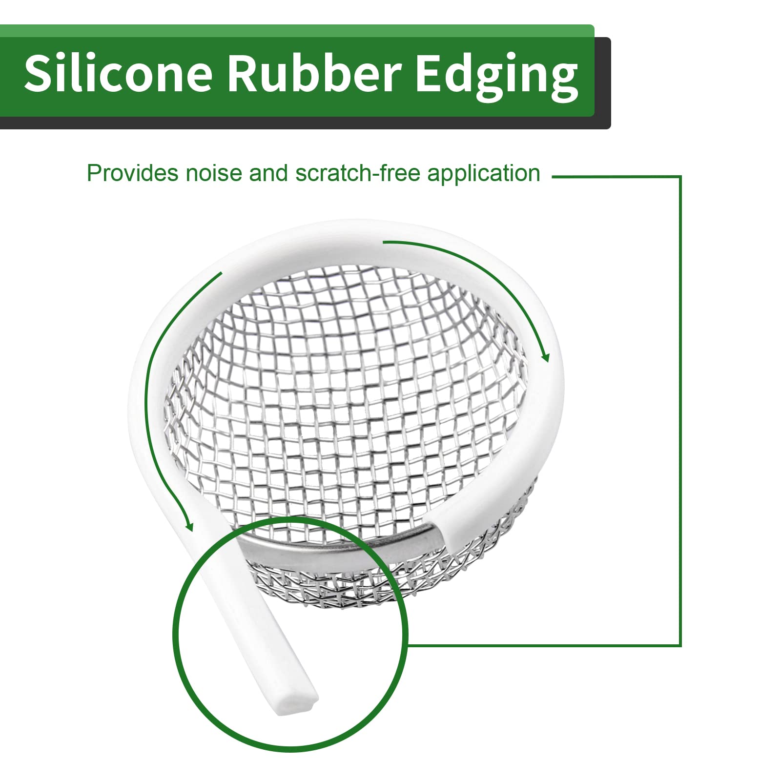 Rvguard Rv Flying Insect Screen, Rv Furnace Vent Cover Bug Screen 2 Pack 2.8 X 1.3 Inch Stainless Steel Mesh With Installation T