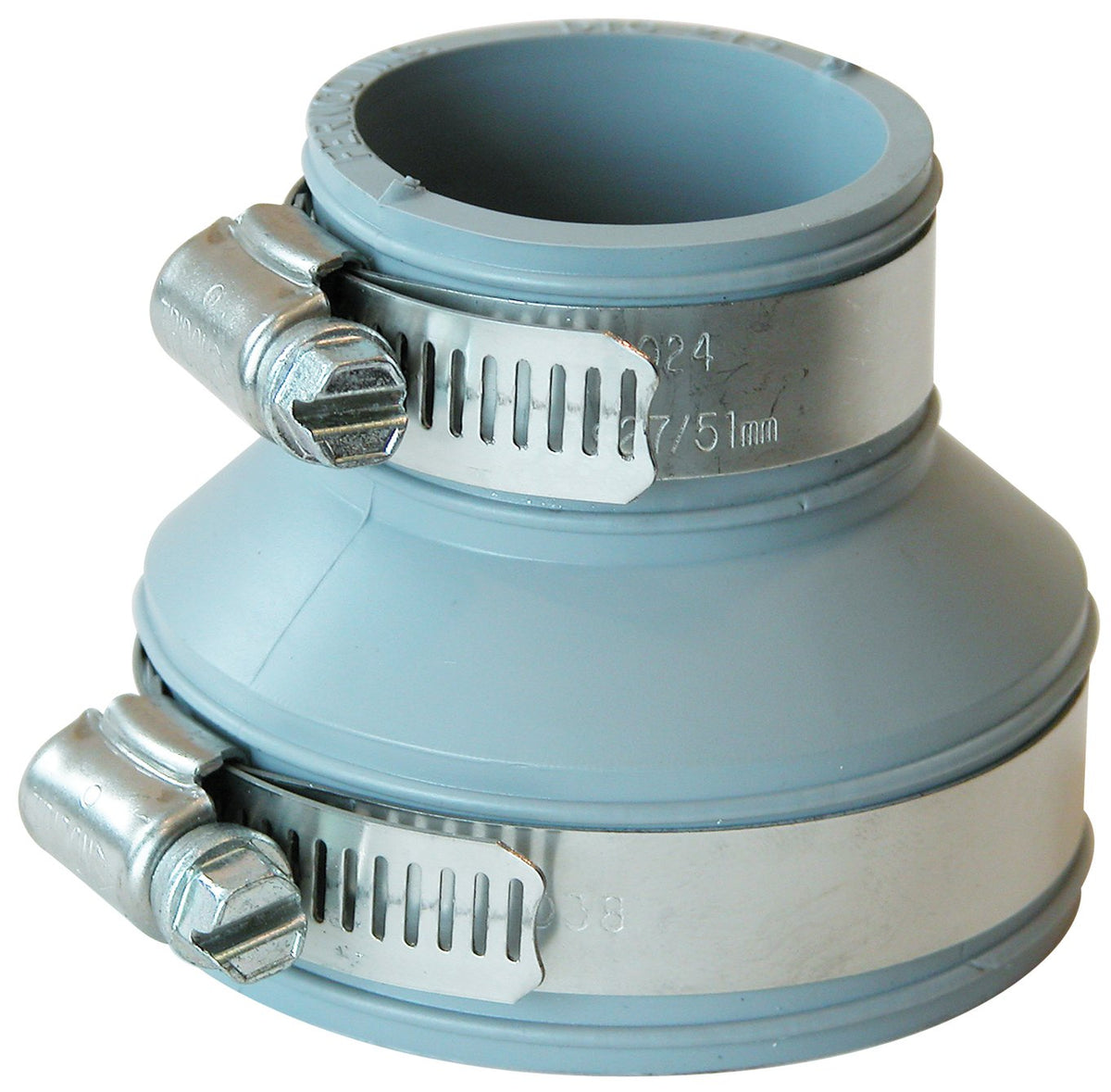 Fernco PDTC-215 Drain and Trap Connector for 2' pipe to 1-1/2' or 1-1/4' Tubular traps