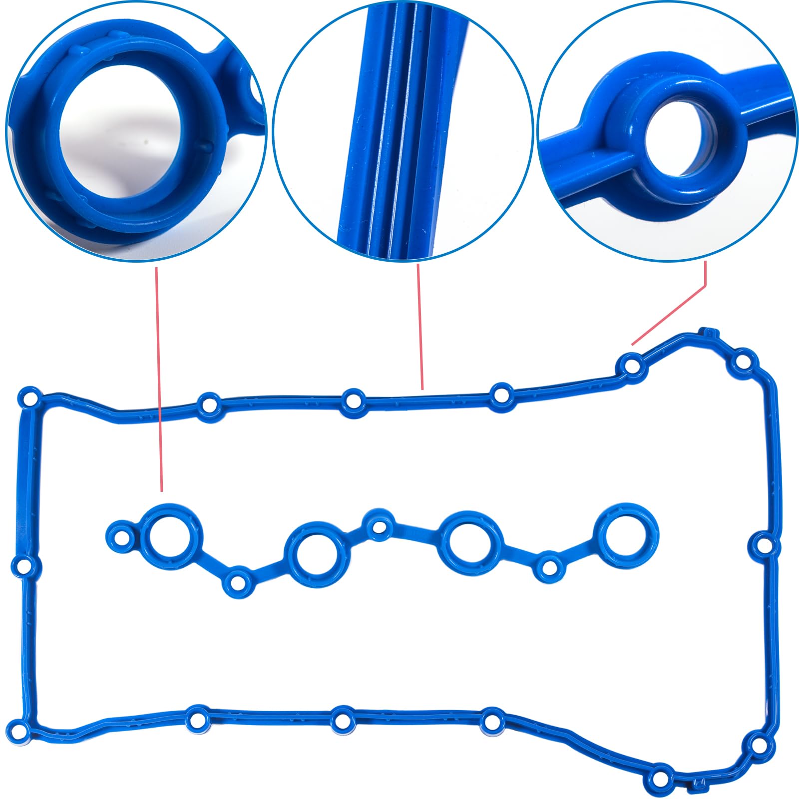 Vs50698R For Chrysler 200 2.4 Valve Cover Gasket Sebring,Jeep Compass Patriot, Dodge Avenger Journey Caliber Valve Cover Gasket 1.8 2.0 2.4L 2009 2010 2011 2012 2013 2014 2015 2016 2017 2018 2019 2020
