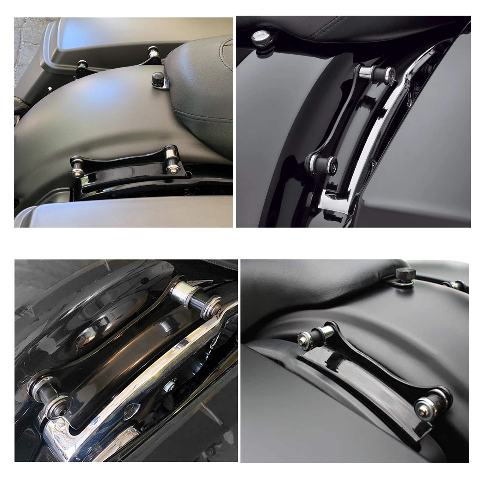 Kolemo 4 Point Docking Hardware Kit Compatible With For Harley Touring Street Glide,Electra Glide, Road Glide, Road King 2014-20