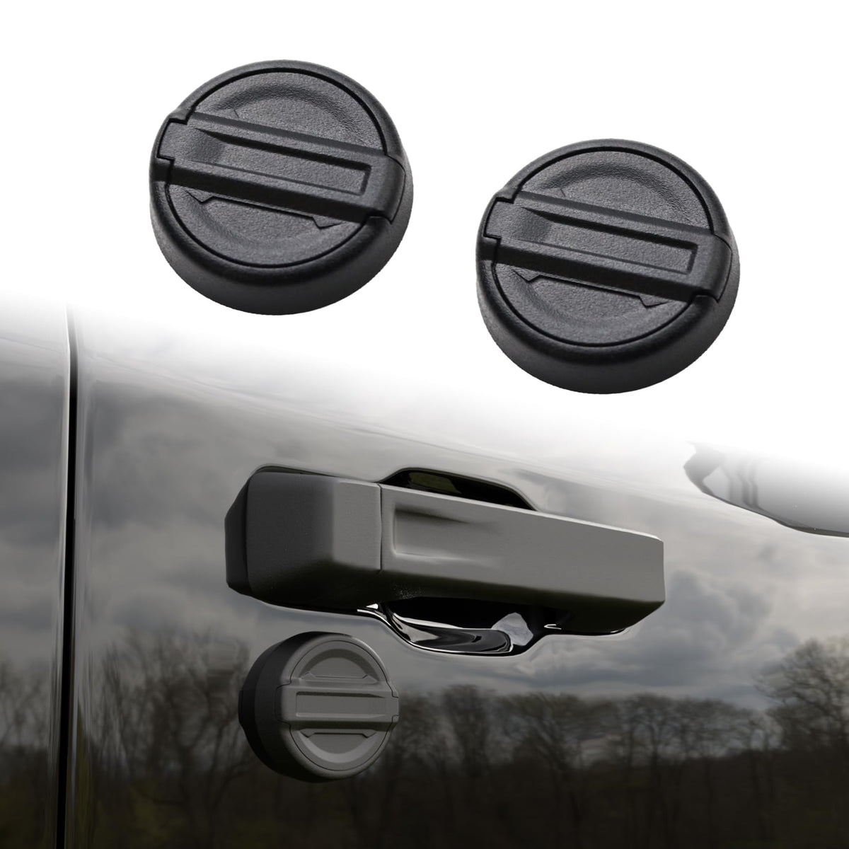 For Jeep Keyhole Covers,For 2018-2024 Jeep Wrangler Jl & Gladiator Jt,For Jeep Gladiator Keyhole Covers With Magnetic Keyhole Pr